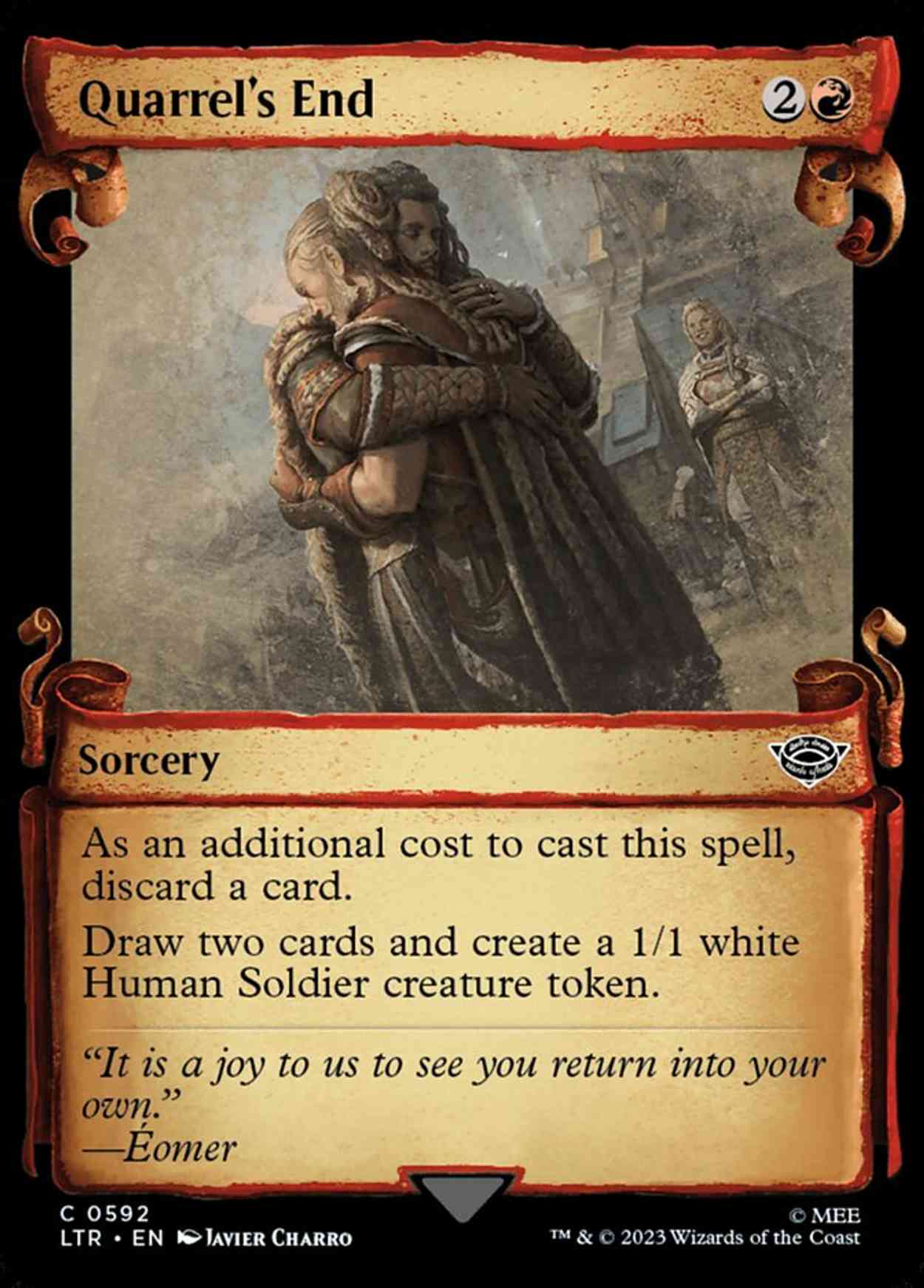 Quarrel's End (Showcase Scrolls) magic card front