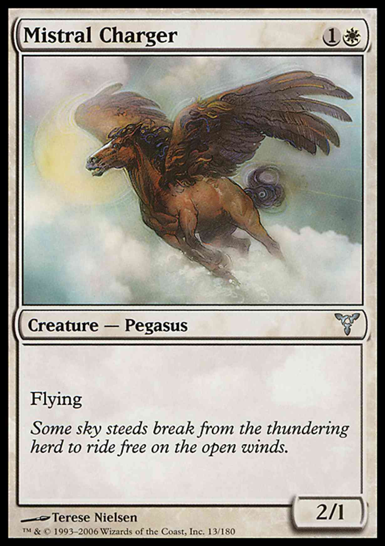 Mistral Charger magic card front