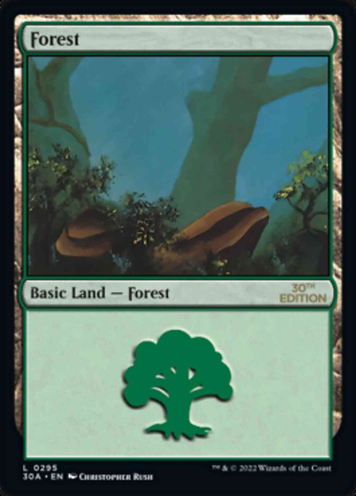 Forest (295) magic card front