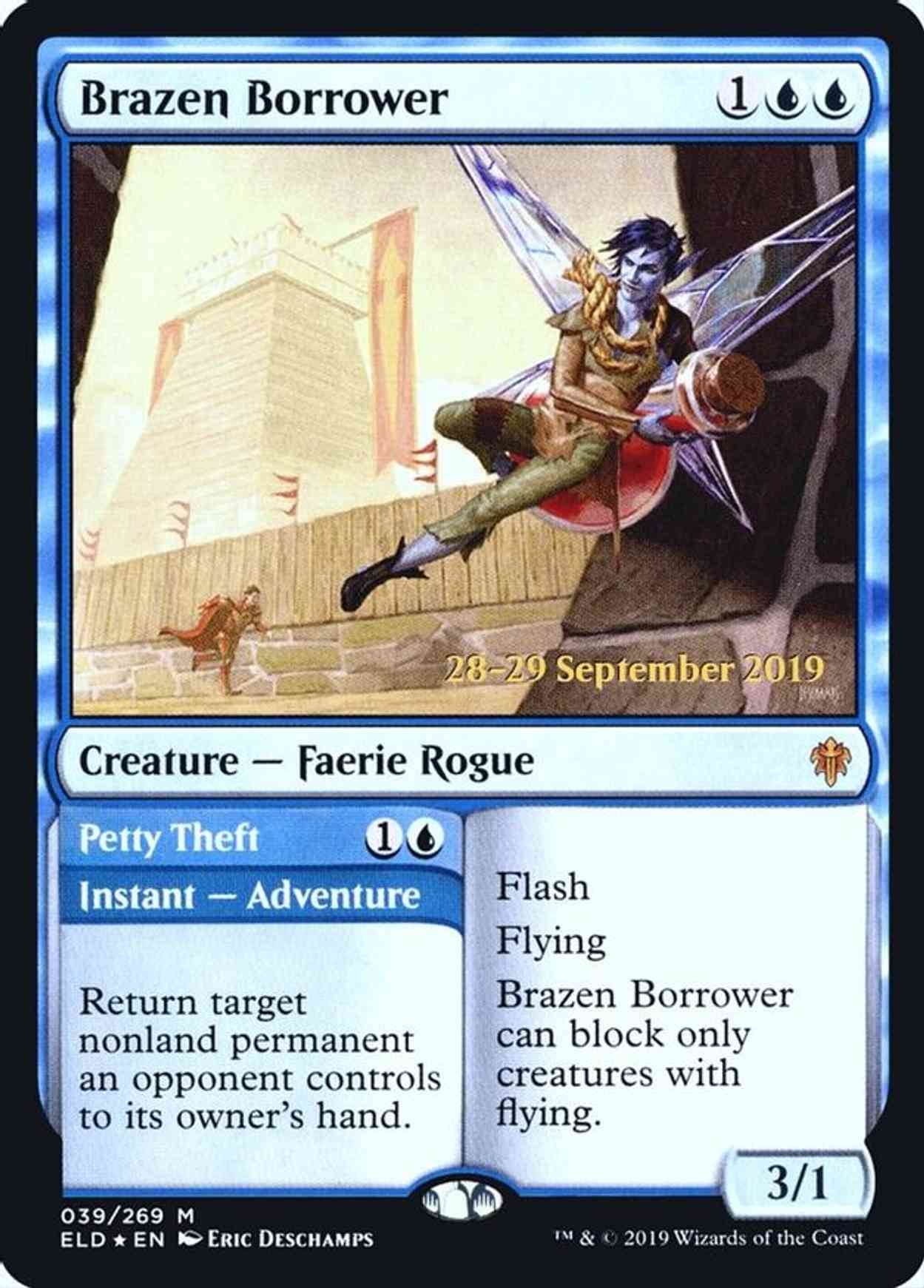 Brazen Borrower magic card front