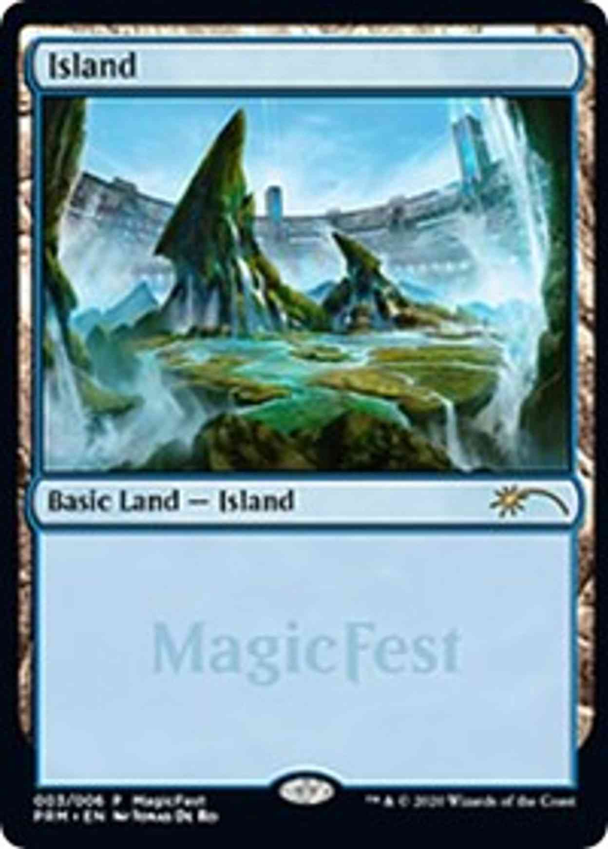 Island (2020) magic card front