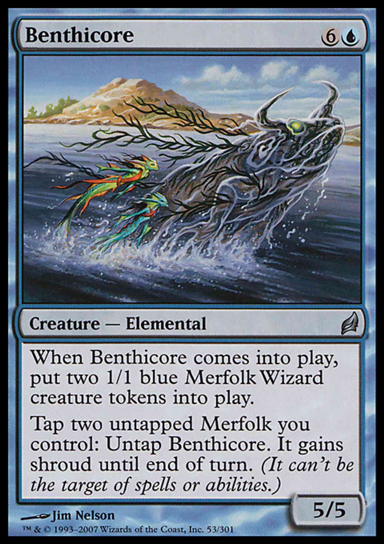Benthicore magic card front