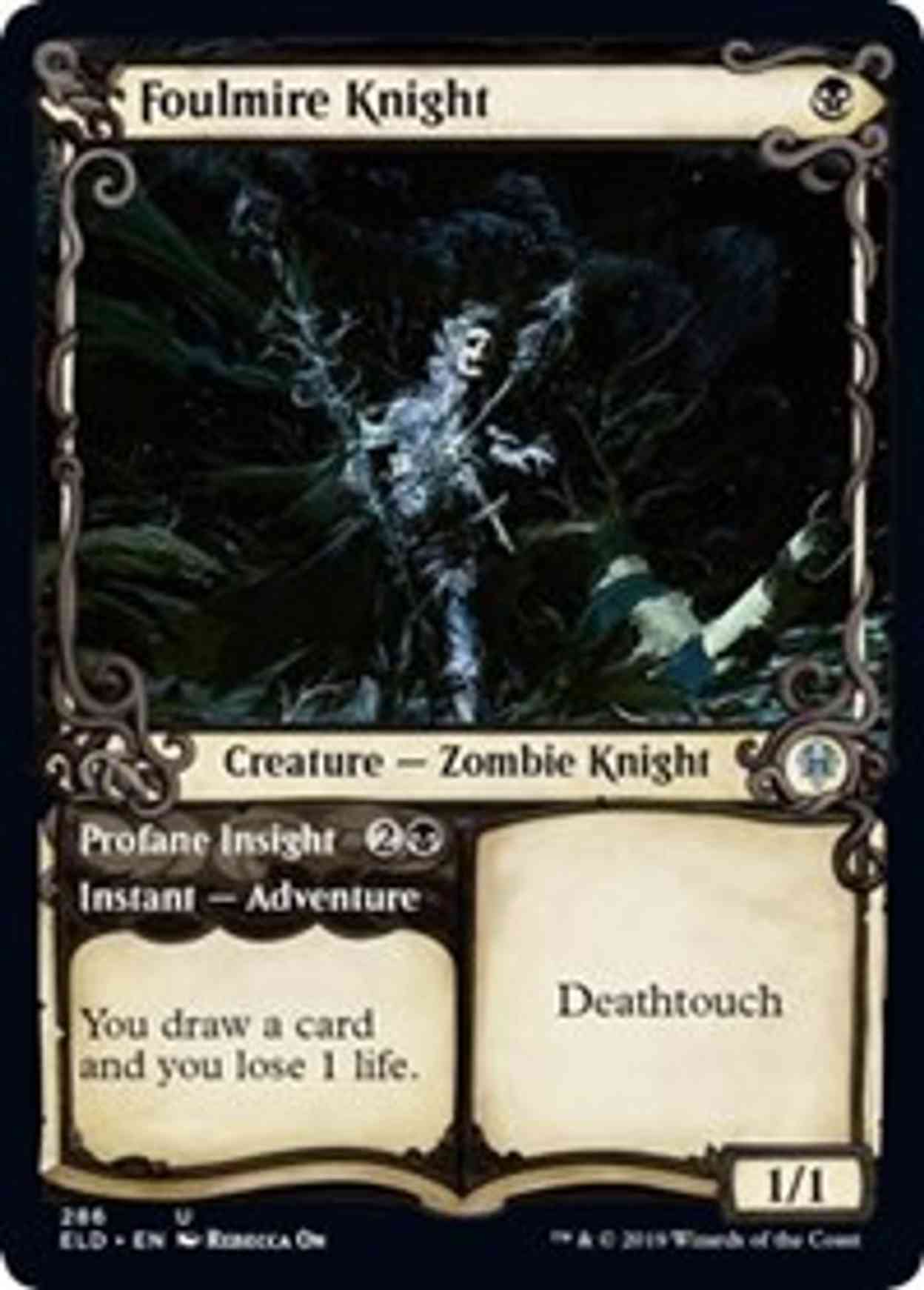 Foulmire Knight (Showcase) magic card front