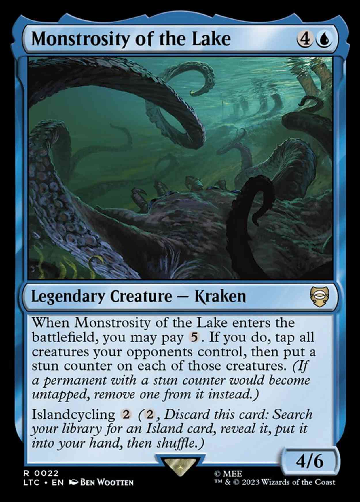 Monstrosity of the Lake magic card front