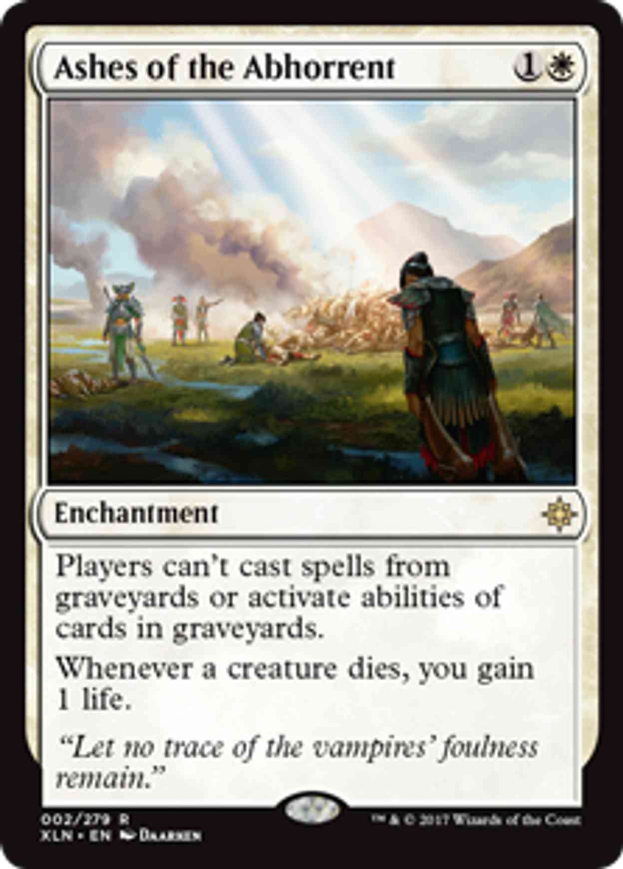 Ashes of the Abhorrent magic card front