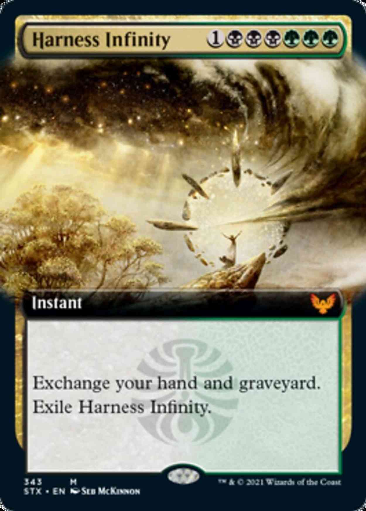 Harness Infinity (Extended Art) magic card front