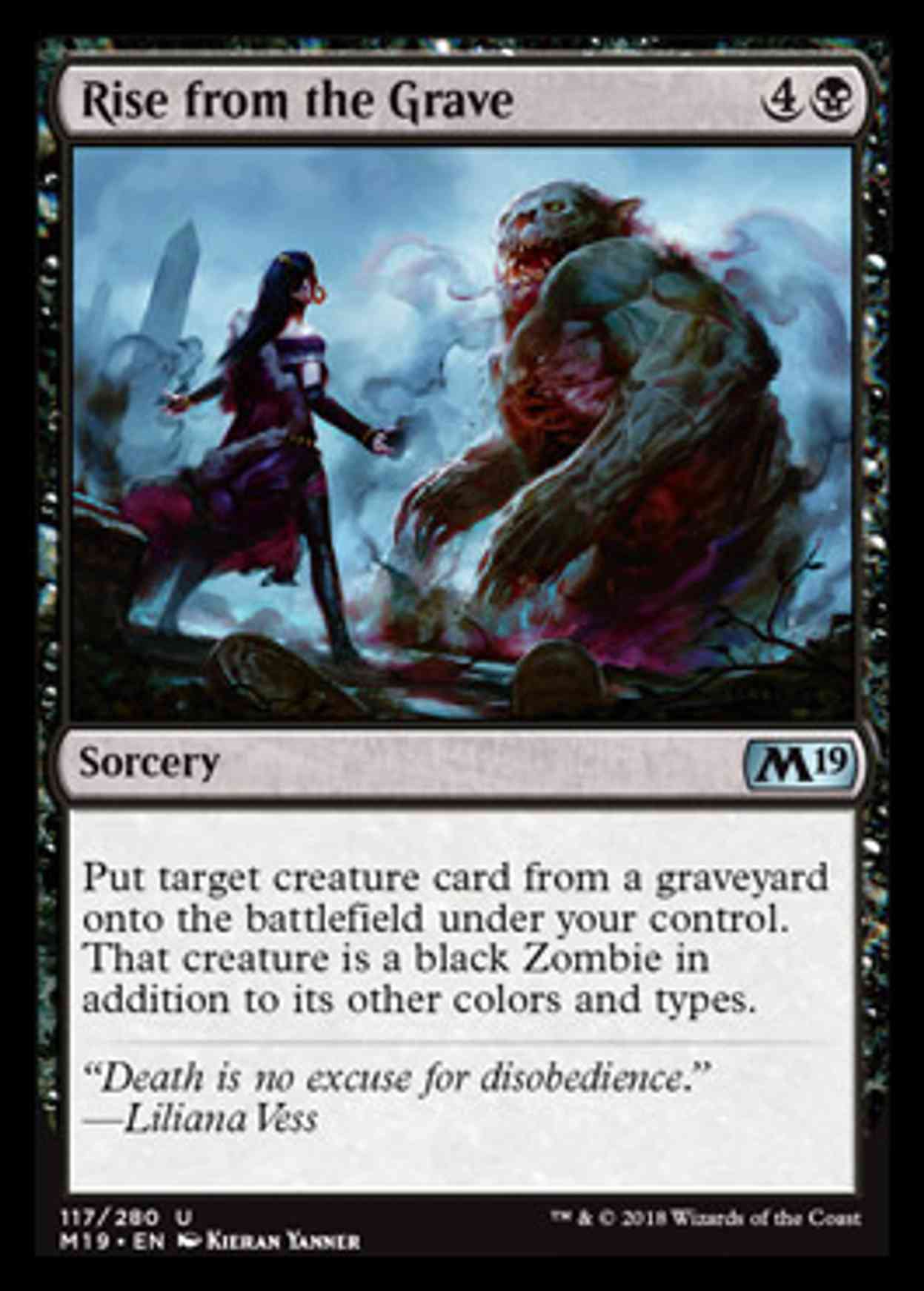 Rise from the Grave magic card front