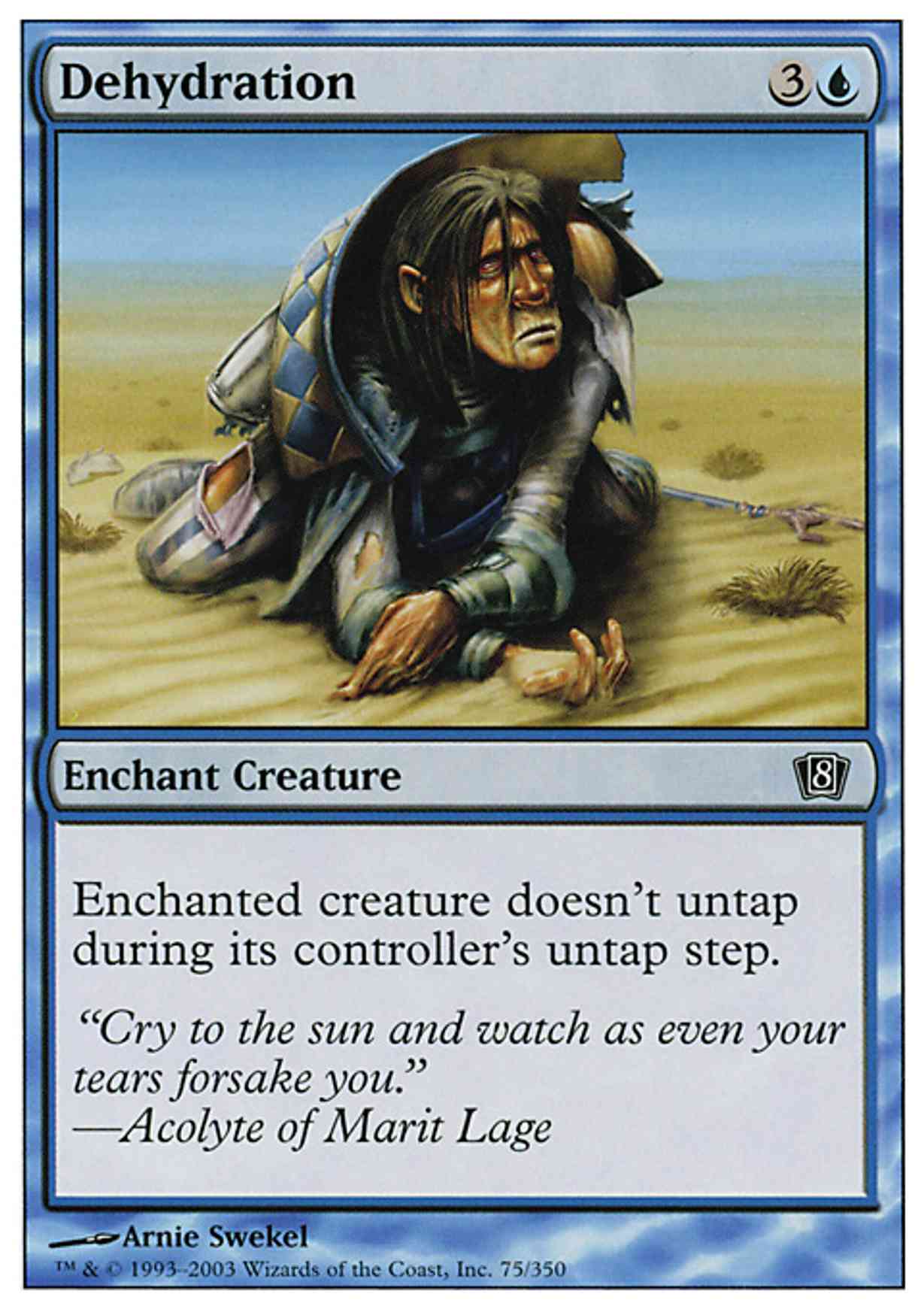 Dehydration magic card front