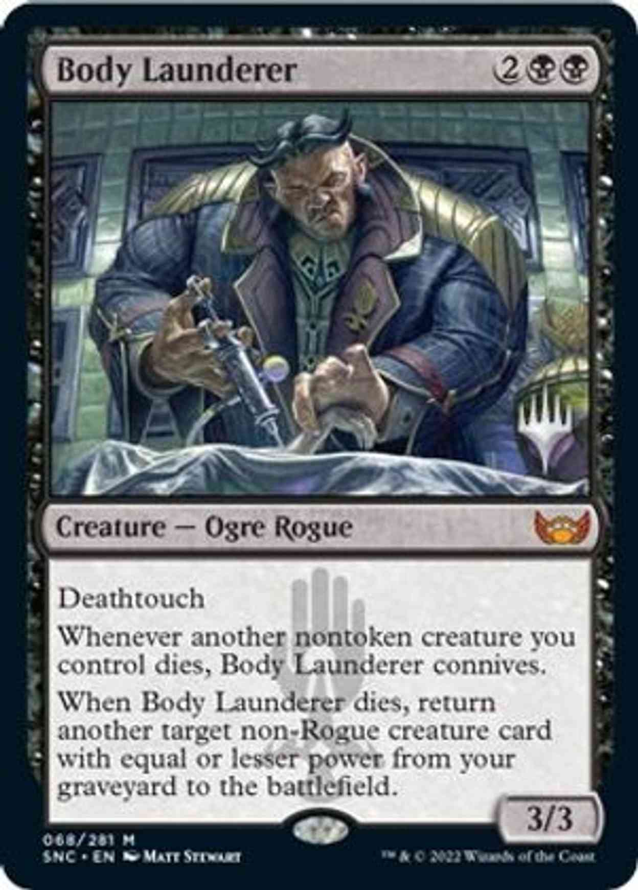 Body Launderer magic card front