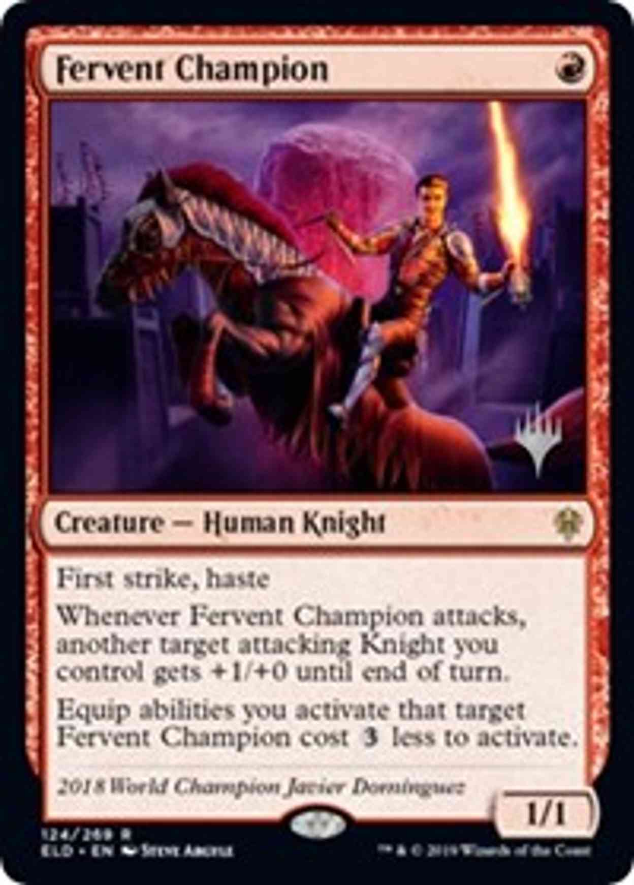 Fervent Champion magic card front