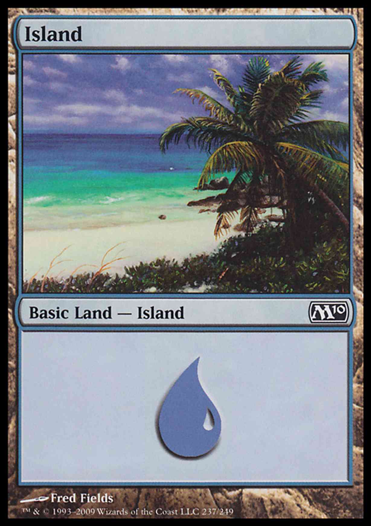 Island (237) magic card front