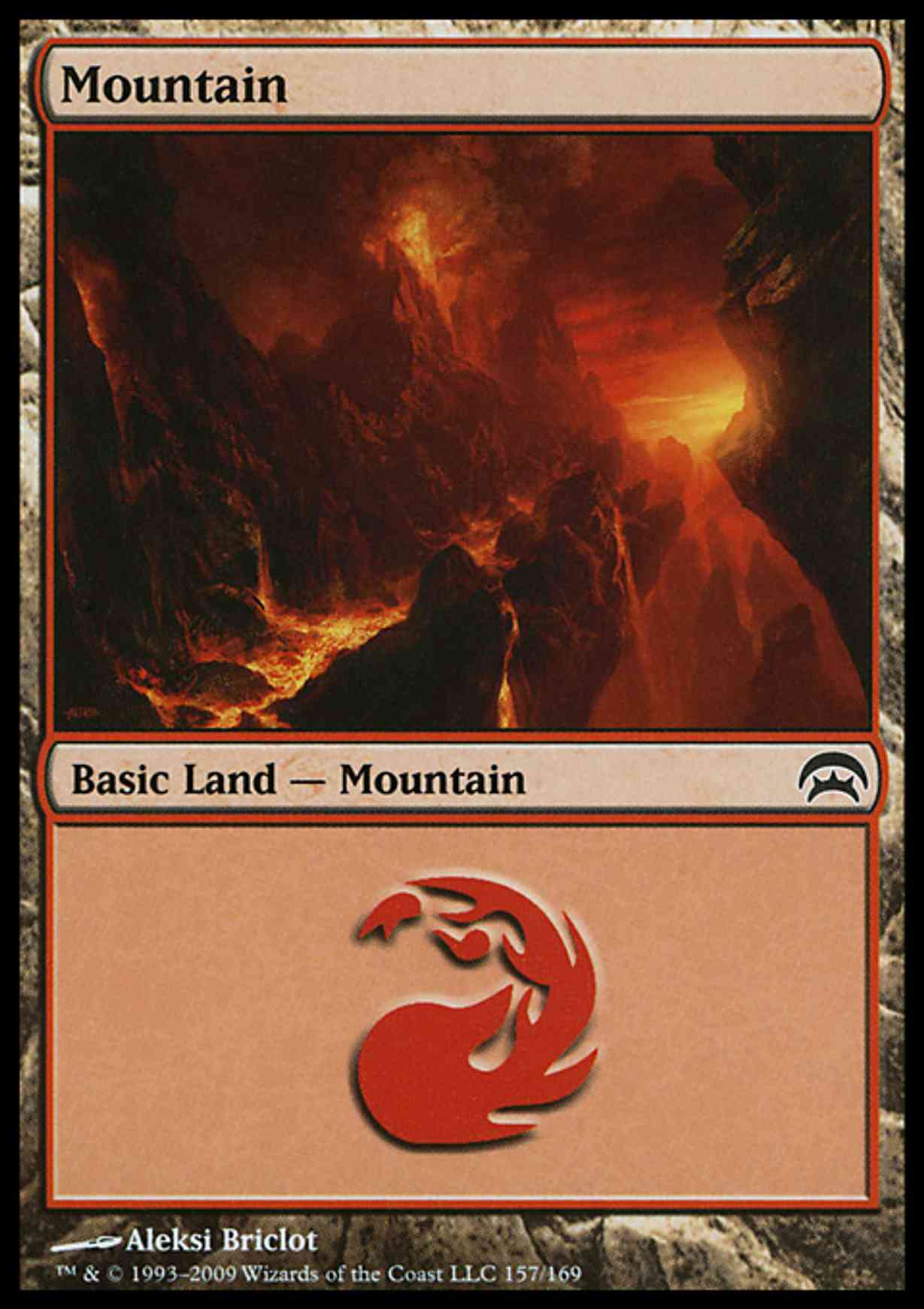 Mountain (157)  magic card front