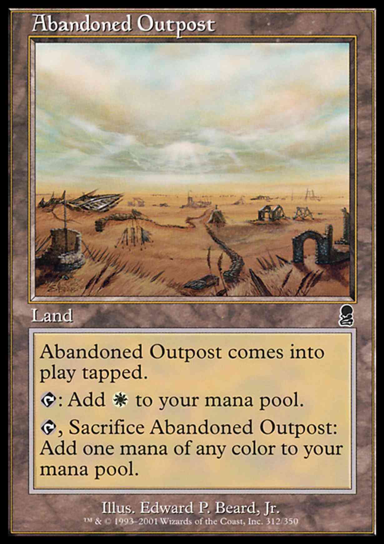 Abandoned Outpost magic card front