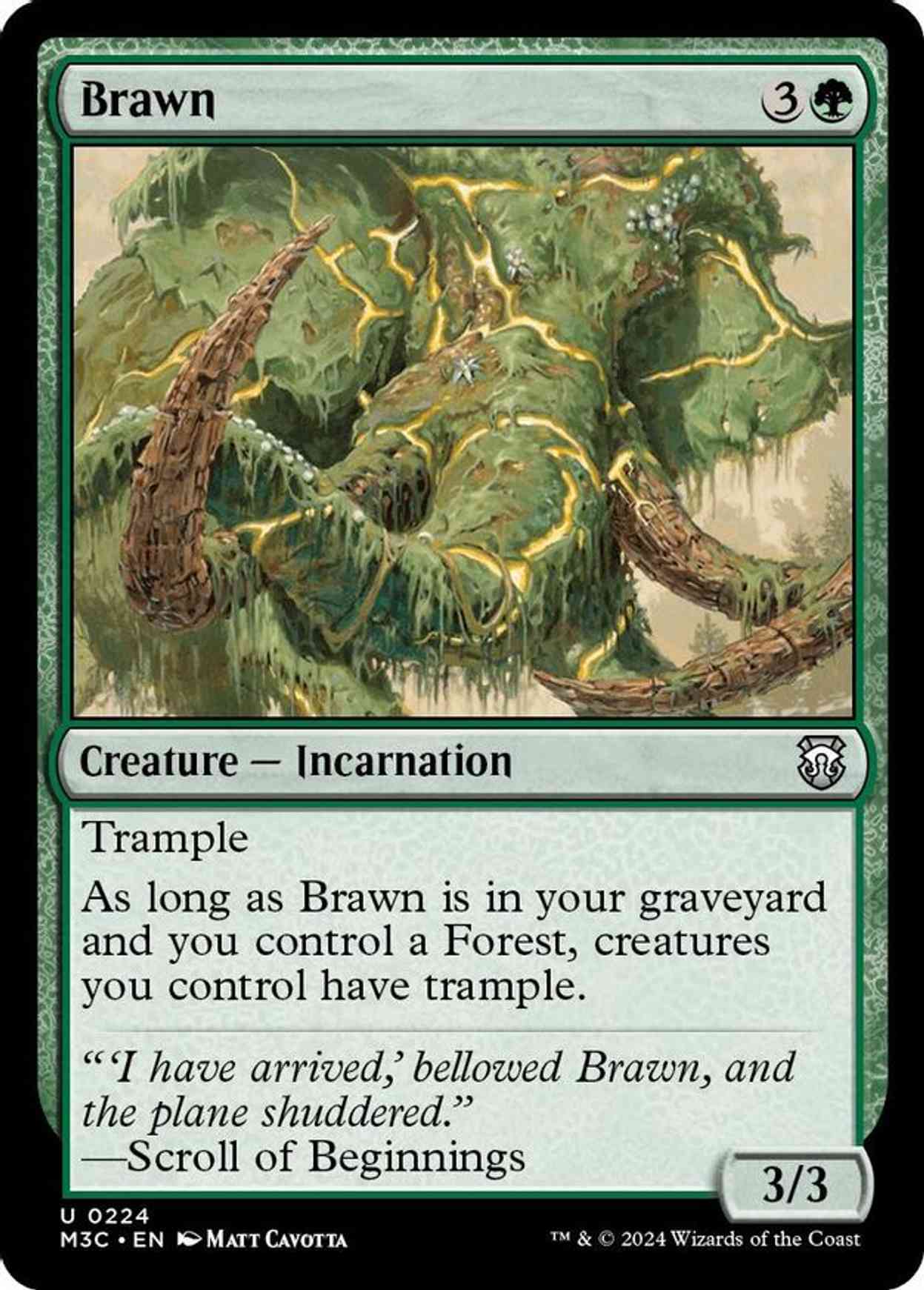 Brawn (Ripple Foil) magic card front