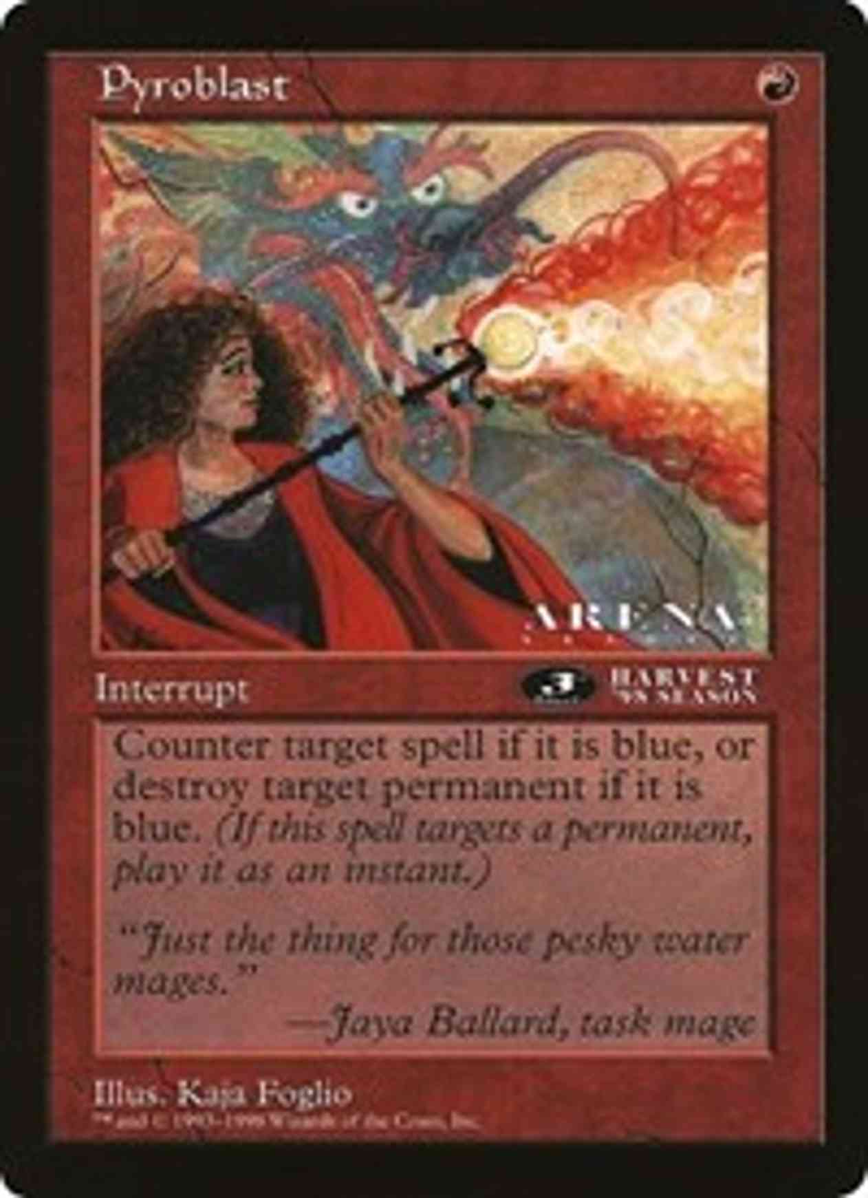 Pyroblast (4th Place) (Oversized) magic card front