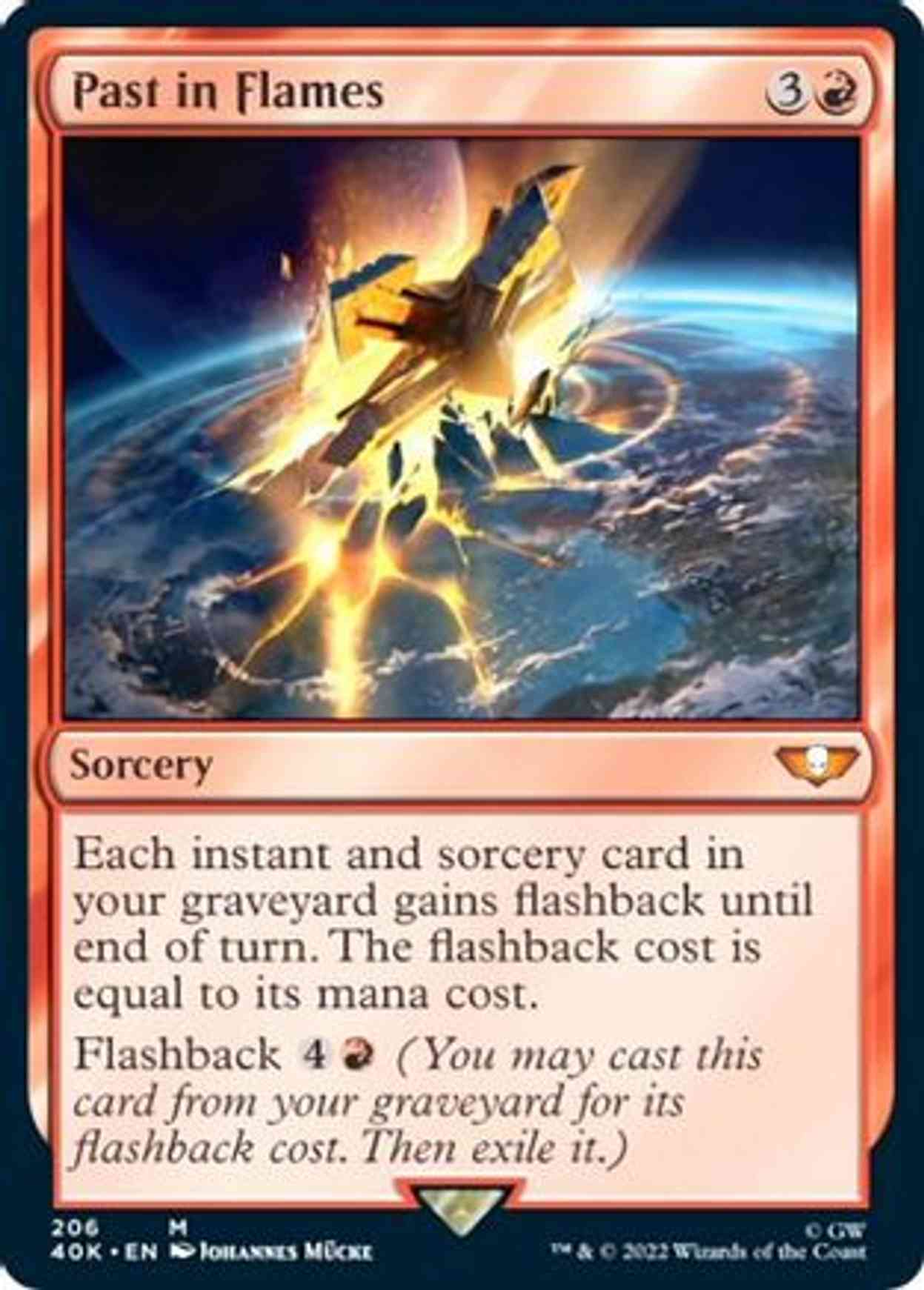 Past in Flames (Surge Foil) magic card front
