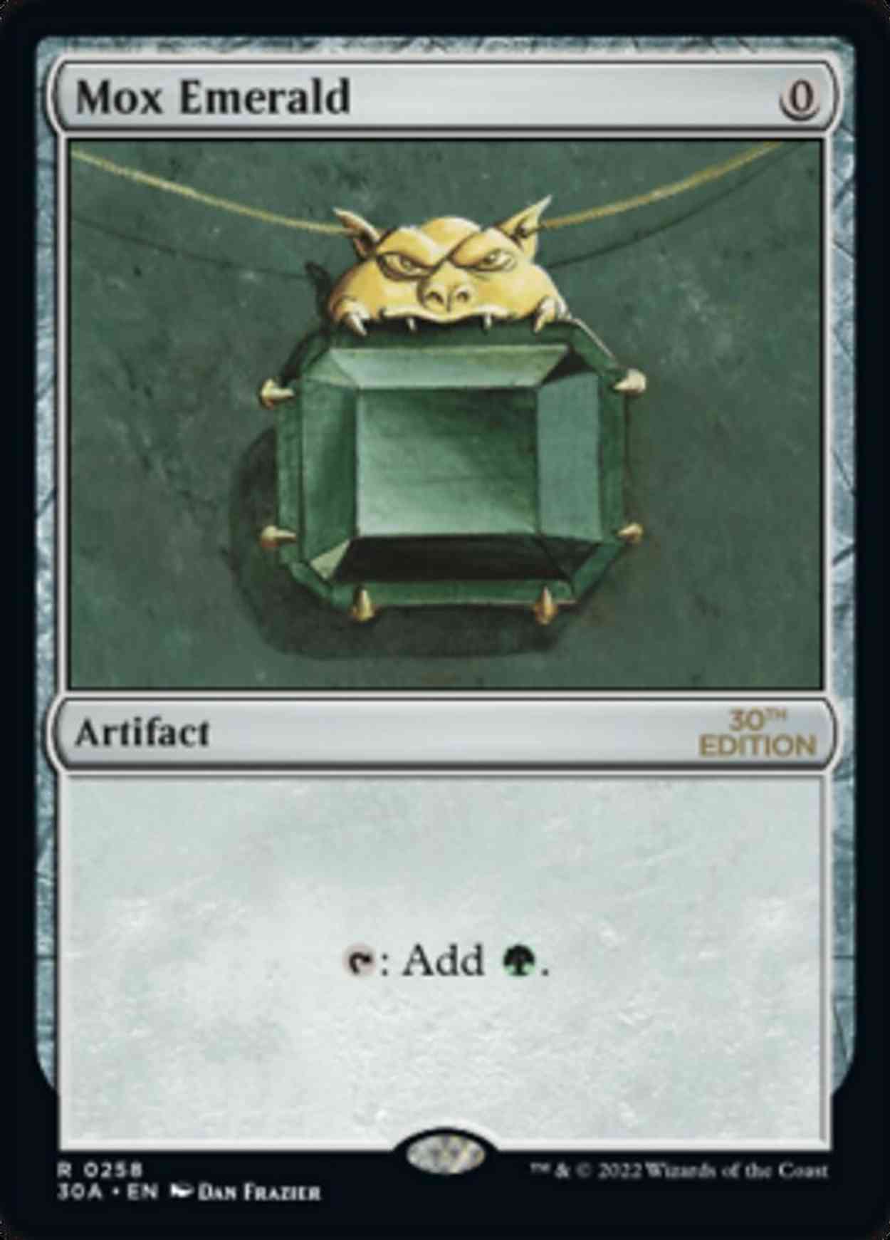 Mox Emerald magic card front