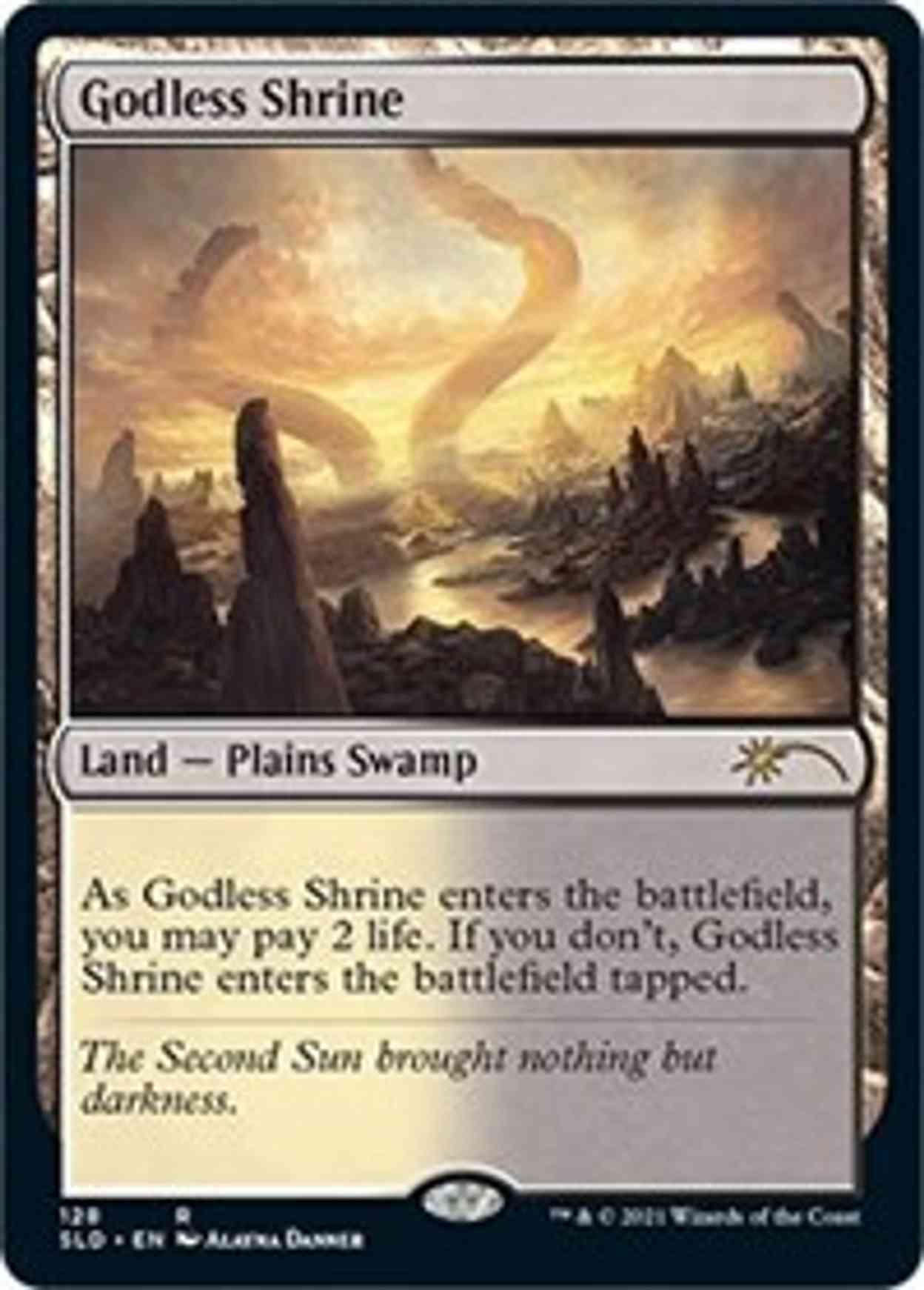 Godless Shrine magic card front