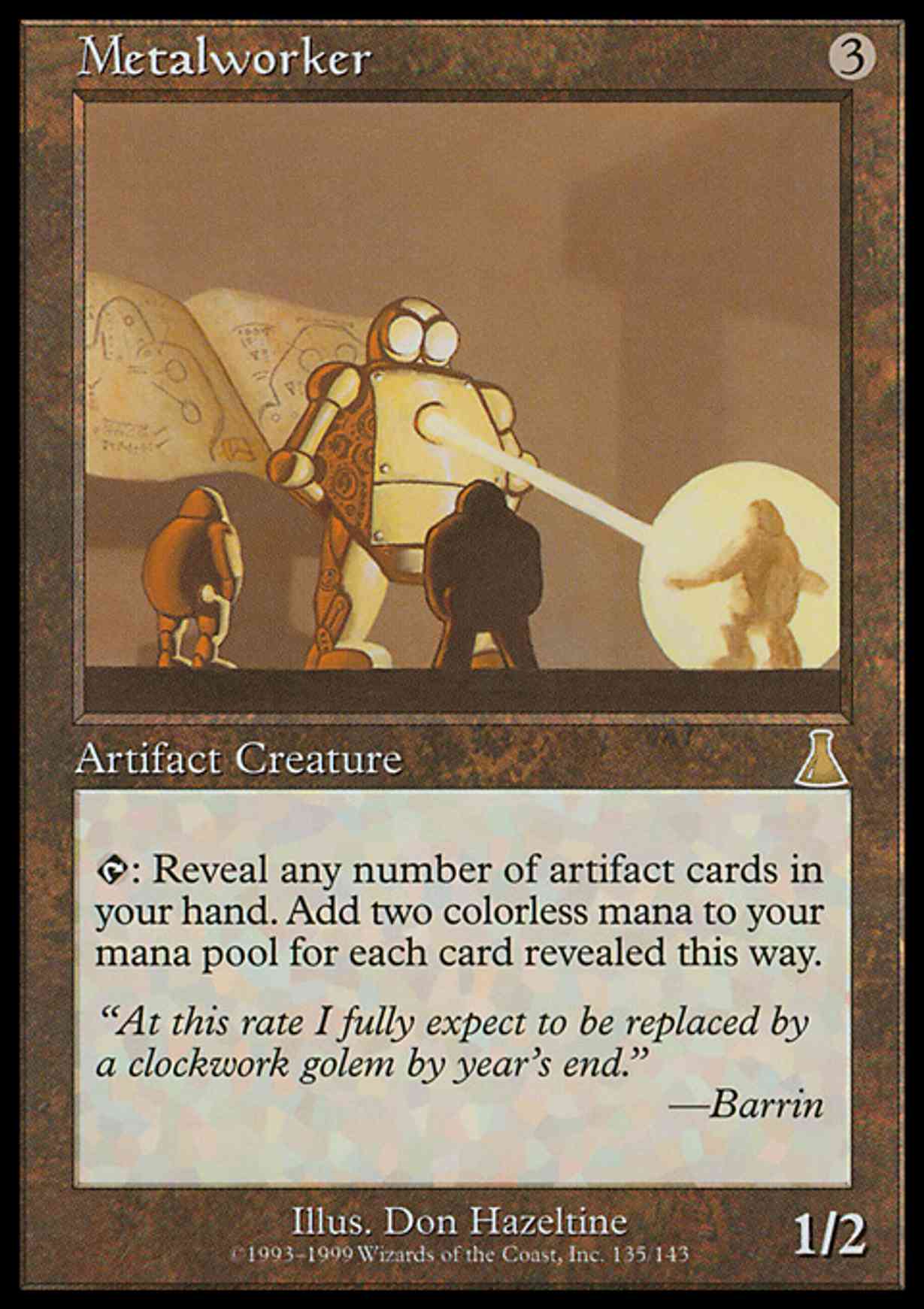 Metalworker magic card front