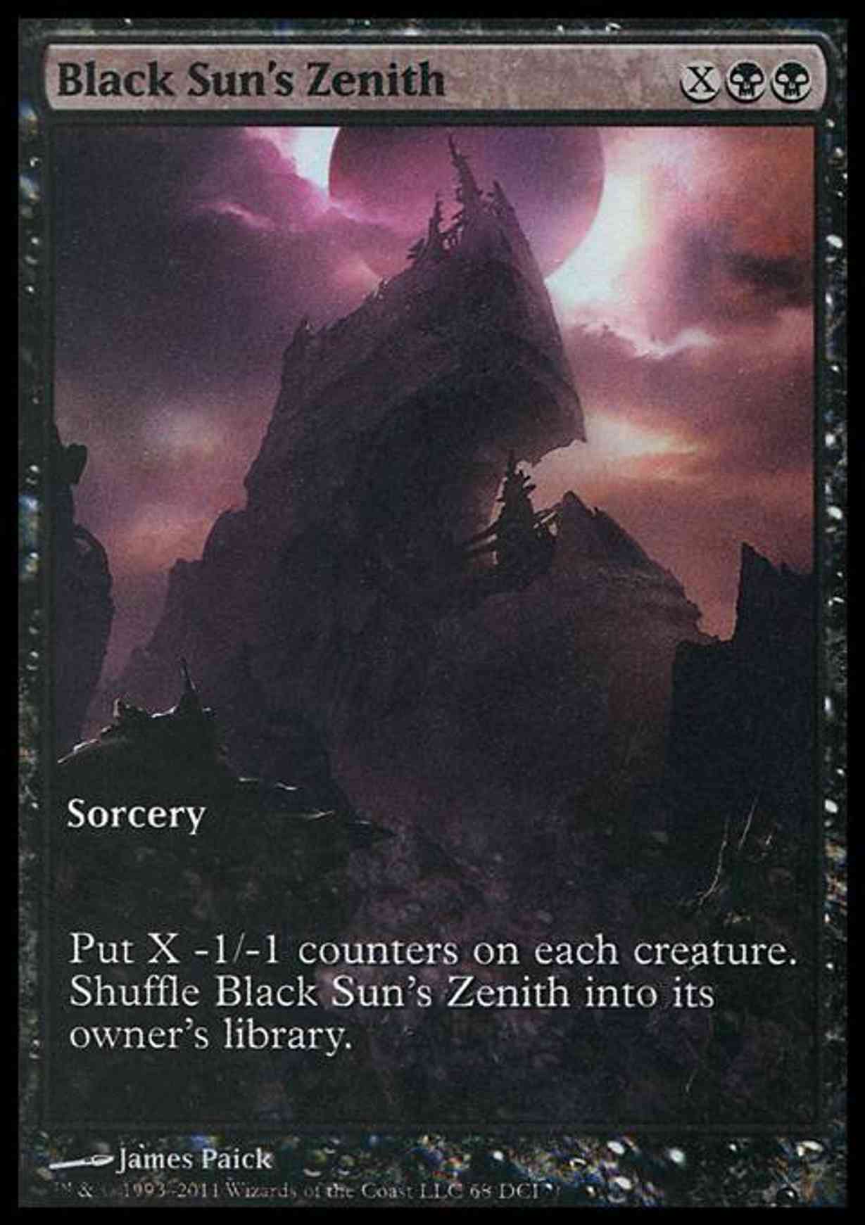 Black Sun's Zenith magic card front