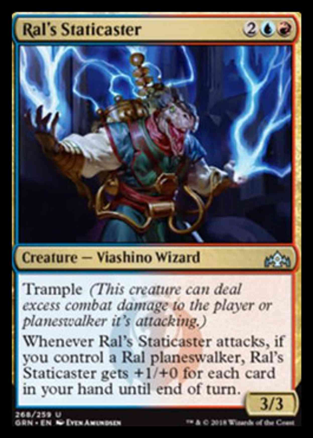 Ral's Staticaster magic card front