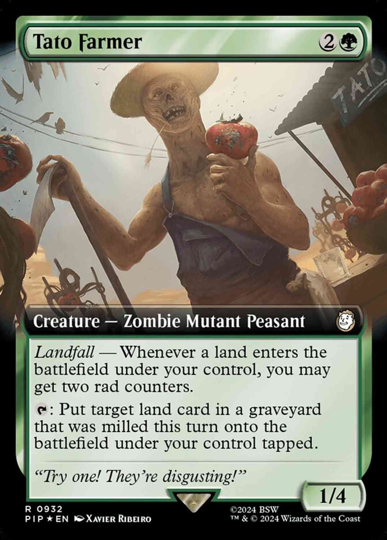 Tato Farmer (Extended Art) (Surge Foil) magic card front