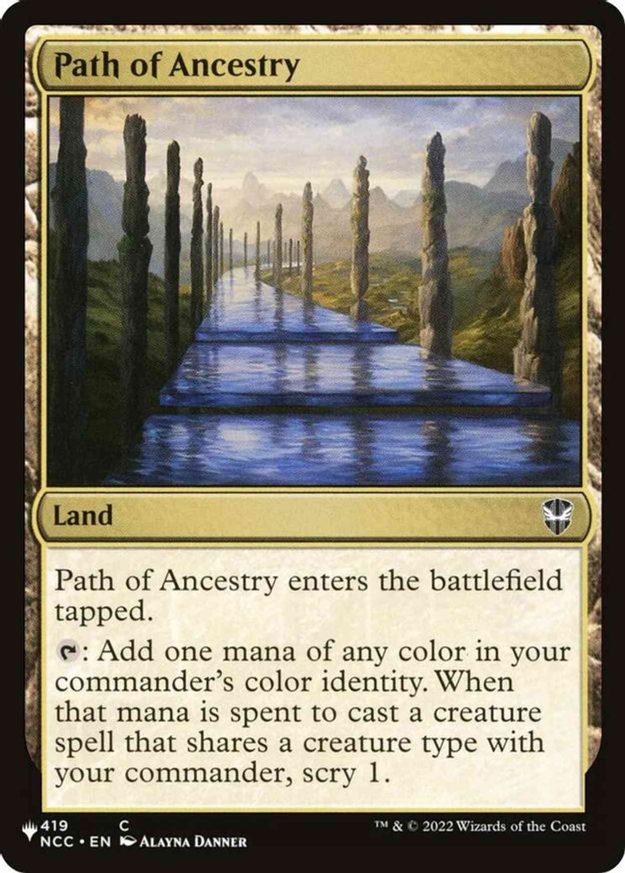 Path of Ancestry (NCC) magic card front