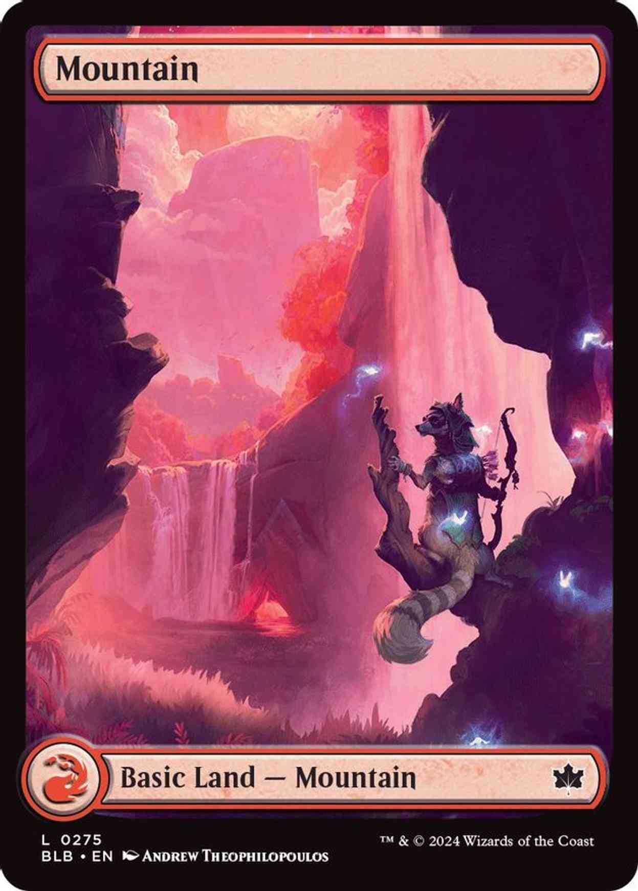 Mountain (0275) magic card front