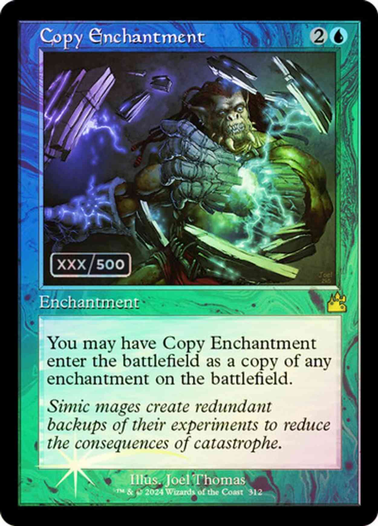 Copy Enchantment (Retro Frame) (Serial Numbered) magic card front