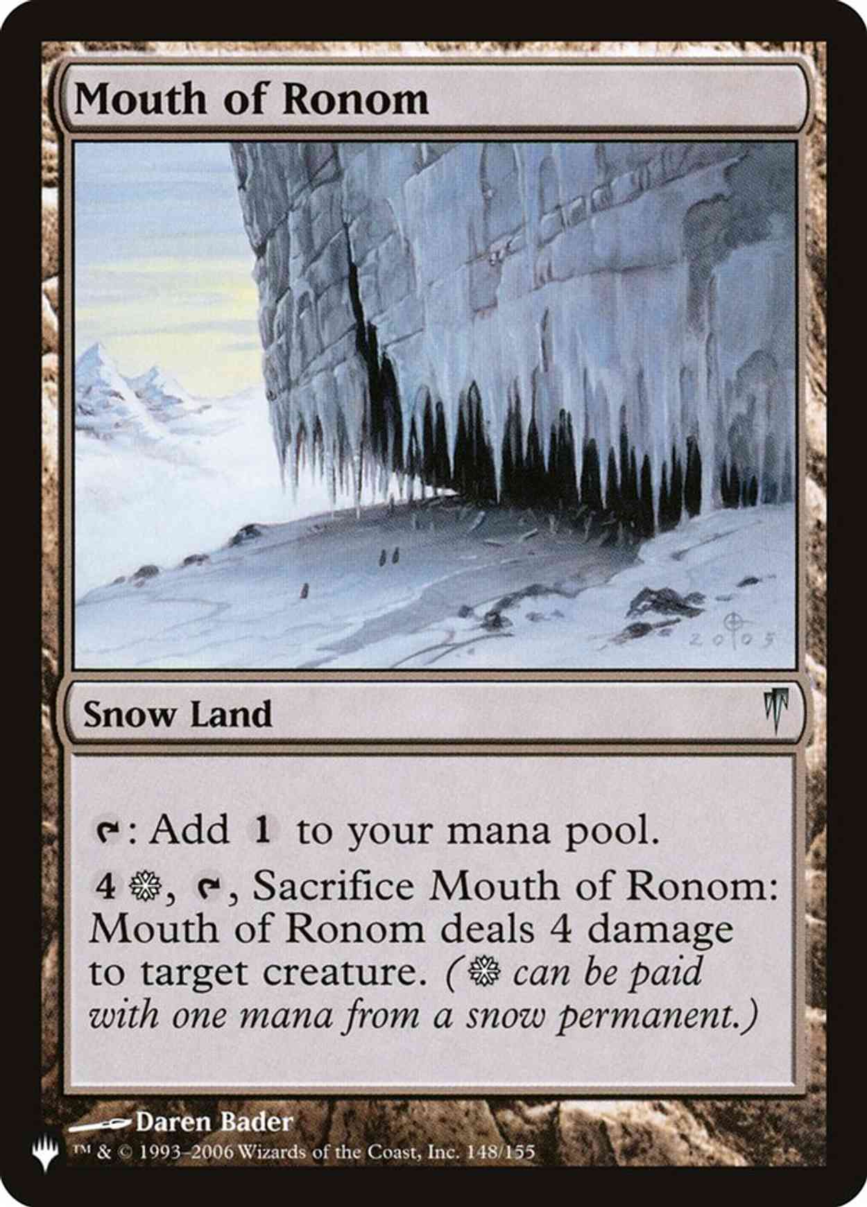 Mouth of Ronom magic card front
