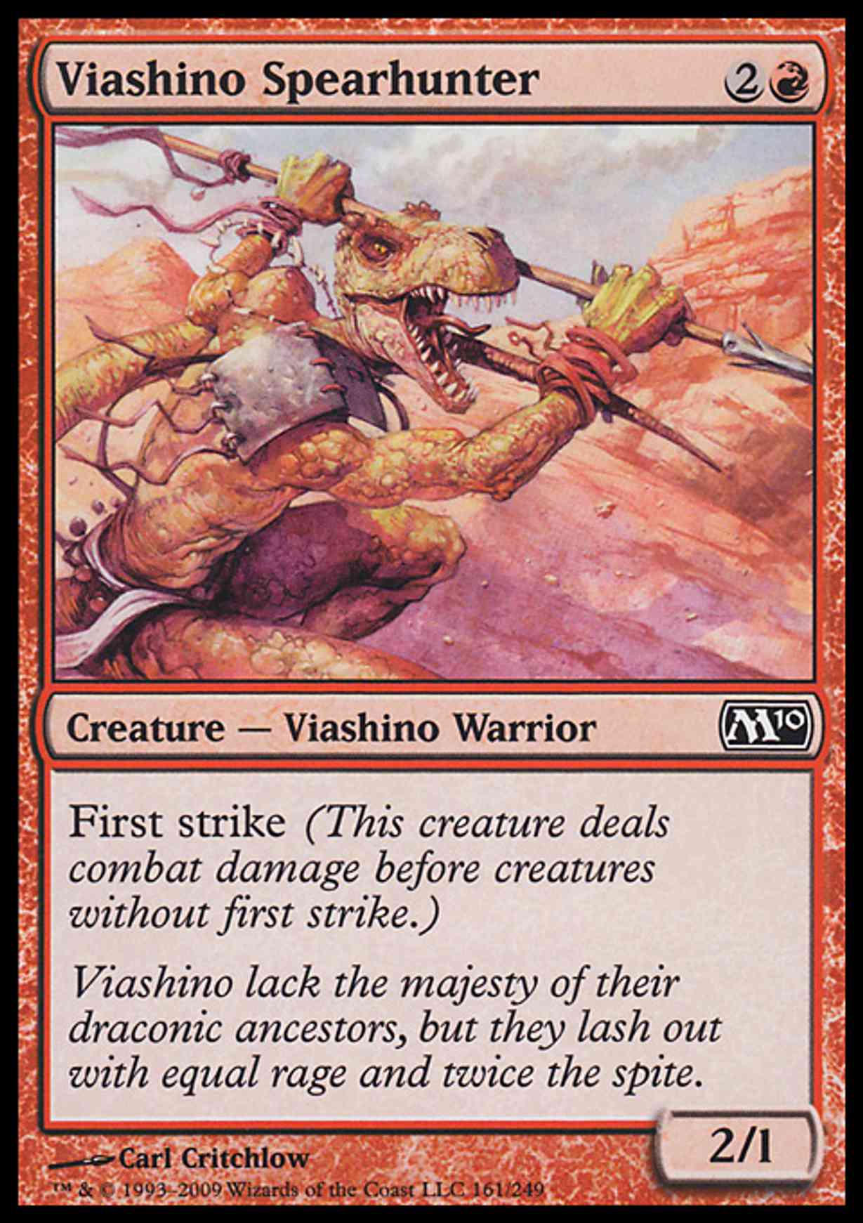 Viashino Spearhunter magic card front