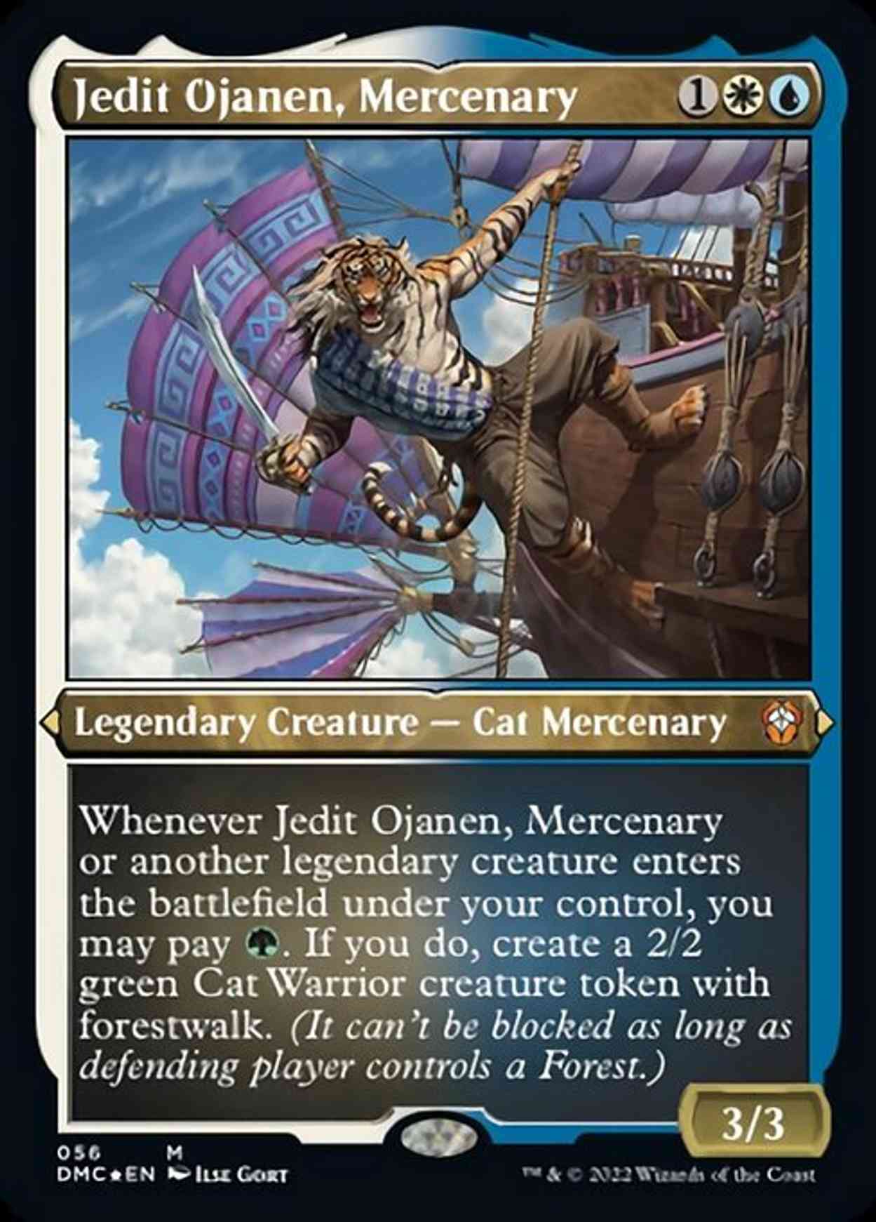 Jedit Ojanen, Mercenary (Foil Etched) magic card front