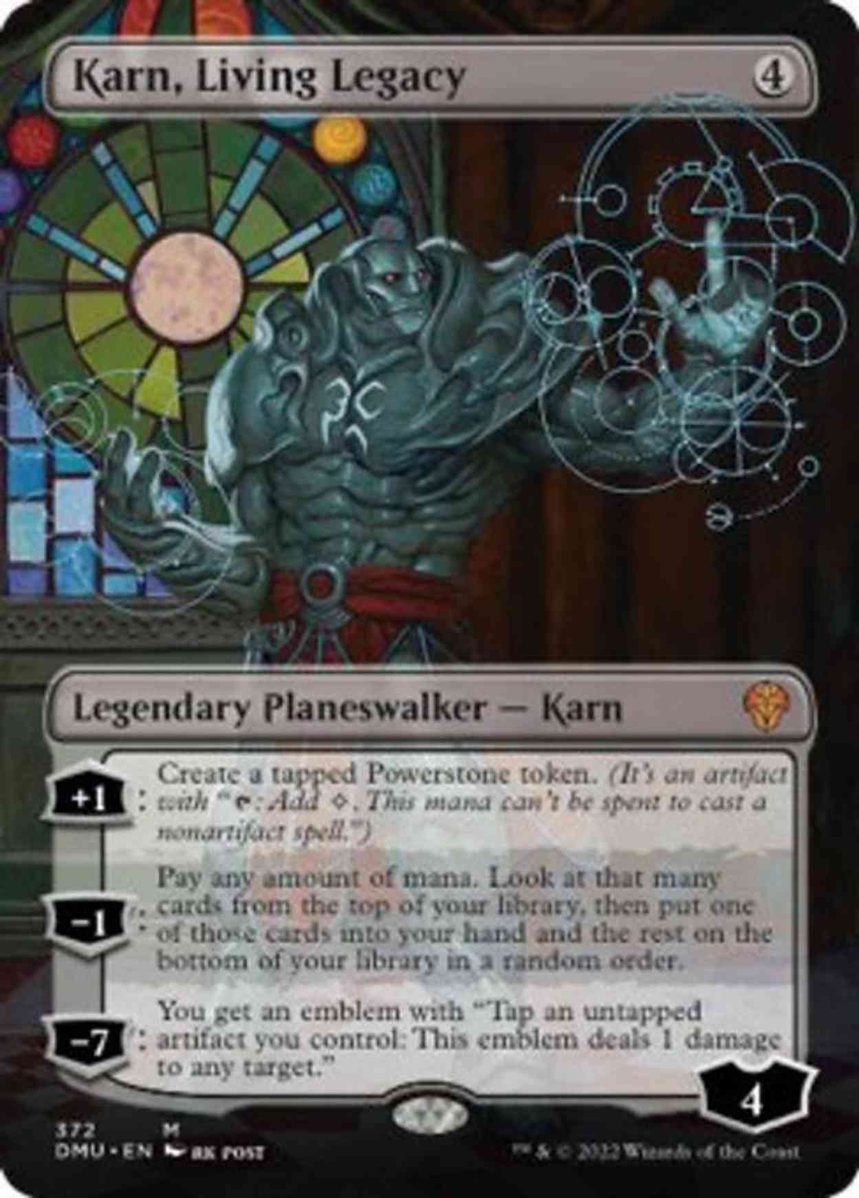 Karn, Living Legacy (Borderless) magic card front
