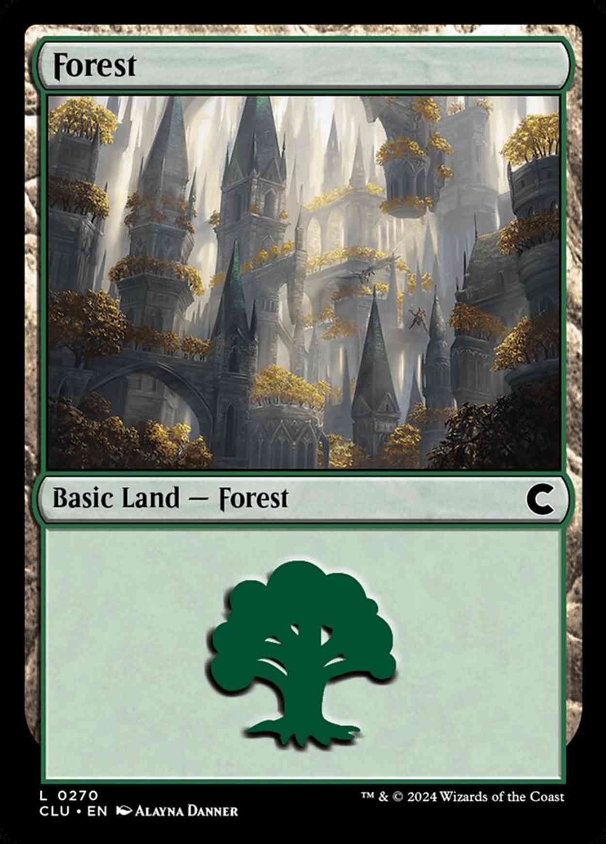 Forest (0270) magic card front
