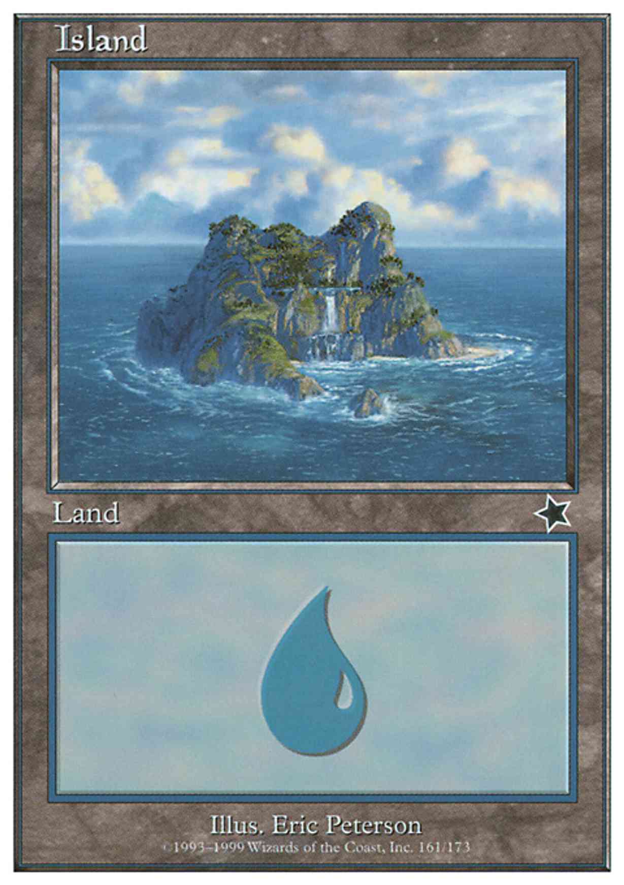 Island (161)  magic card front
