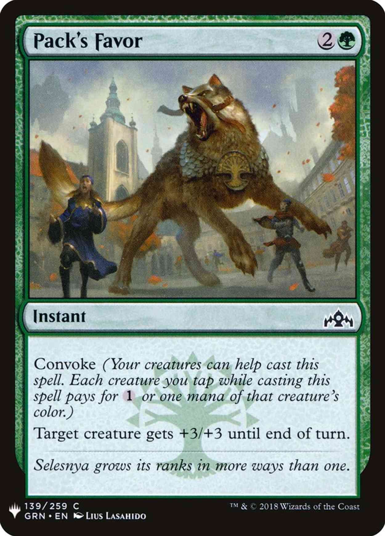 Pack's Favor magic card front