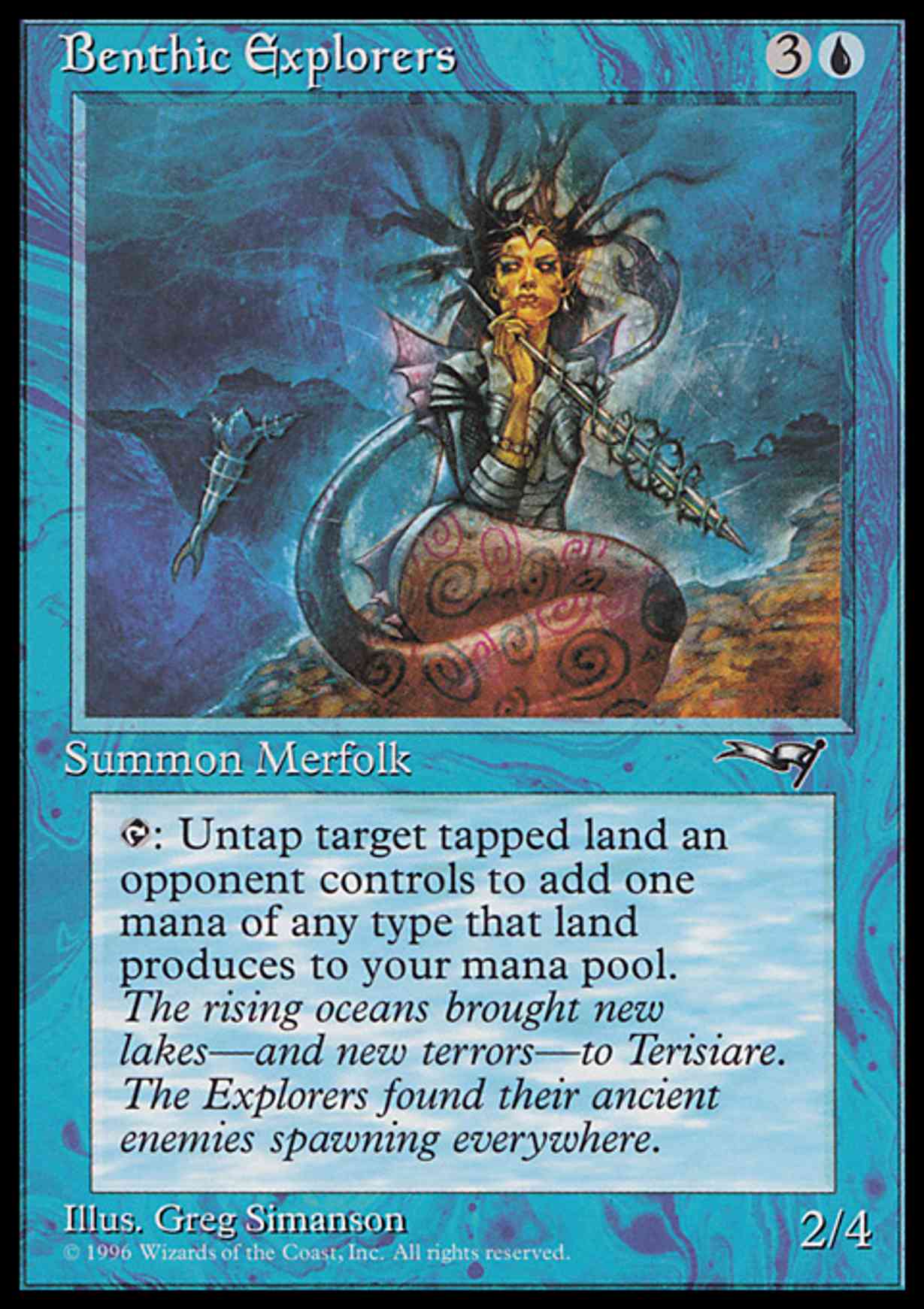 Benthic Explorers (On the Rocks) magic card front