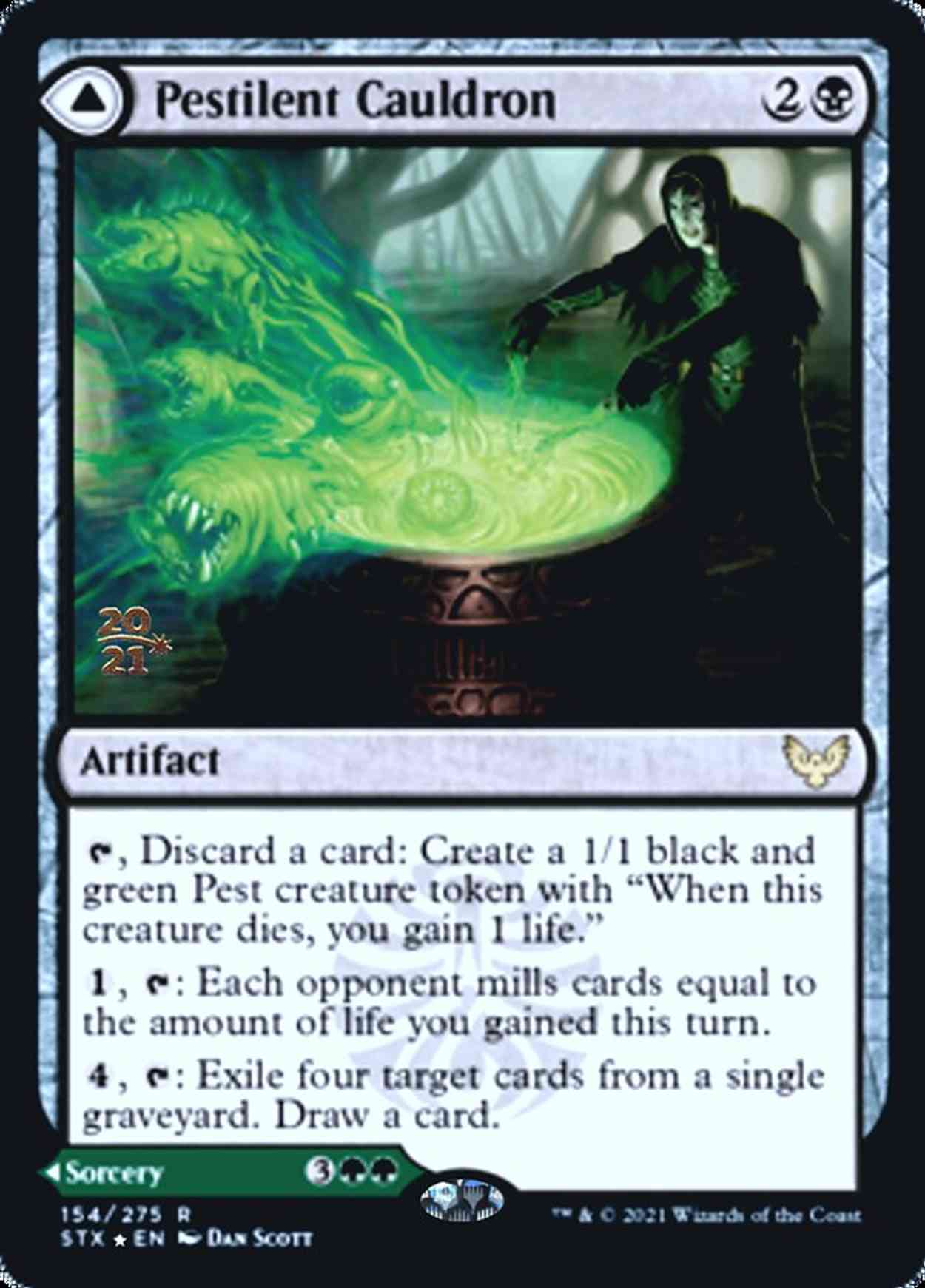 Pestilent Cauldron magic card front