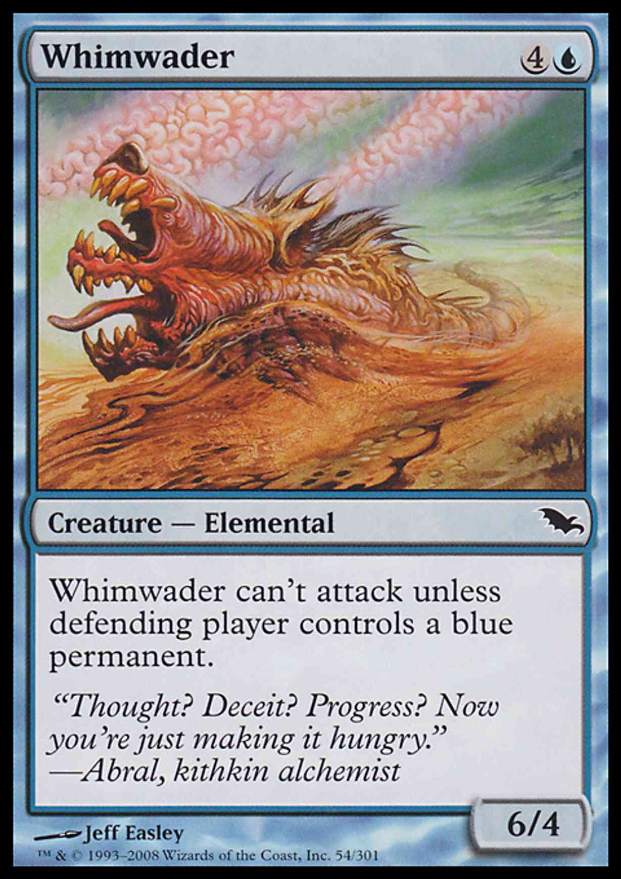 Whimwader magic card front