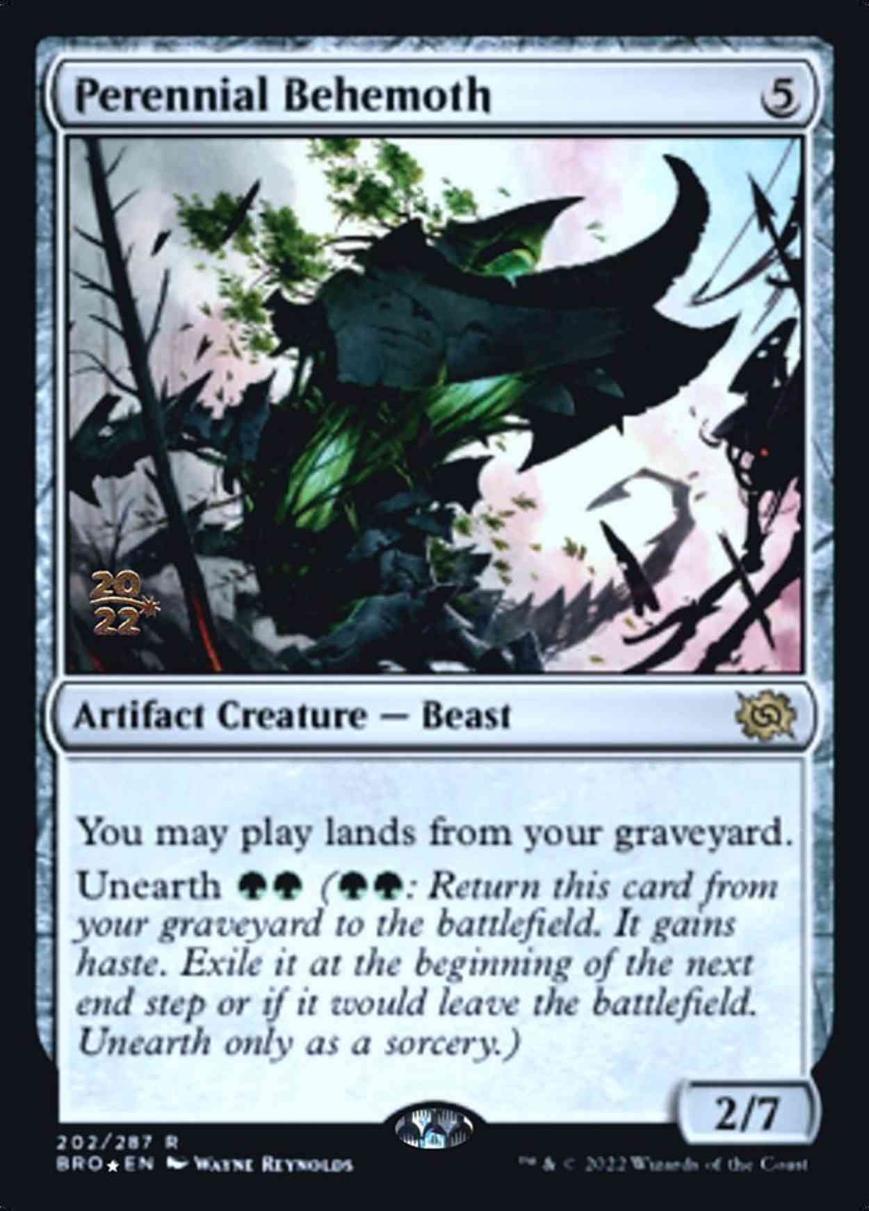 Perennial Behemoth magic card front