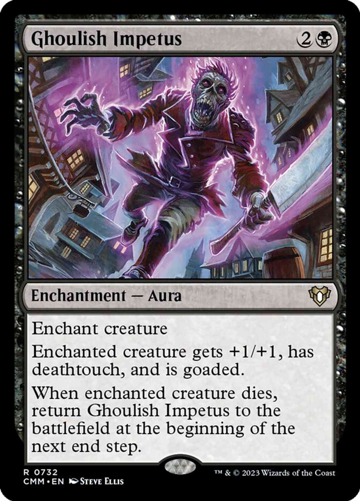 Ghoulish Impetus magic card front