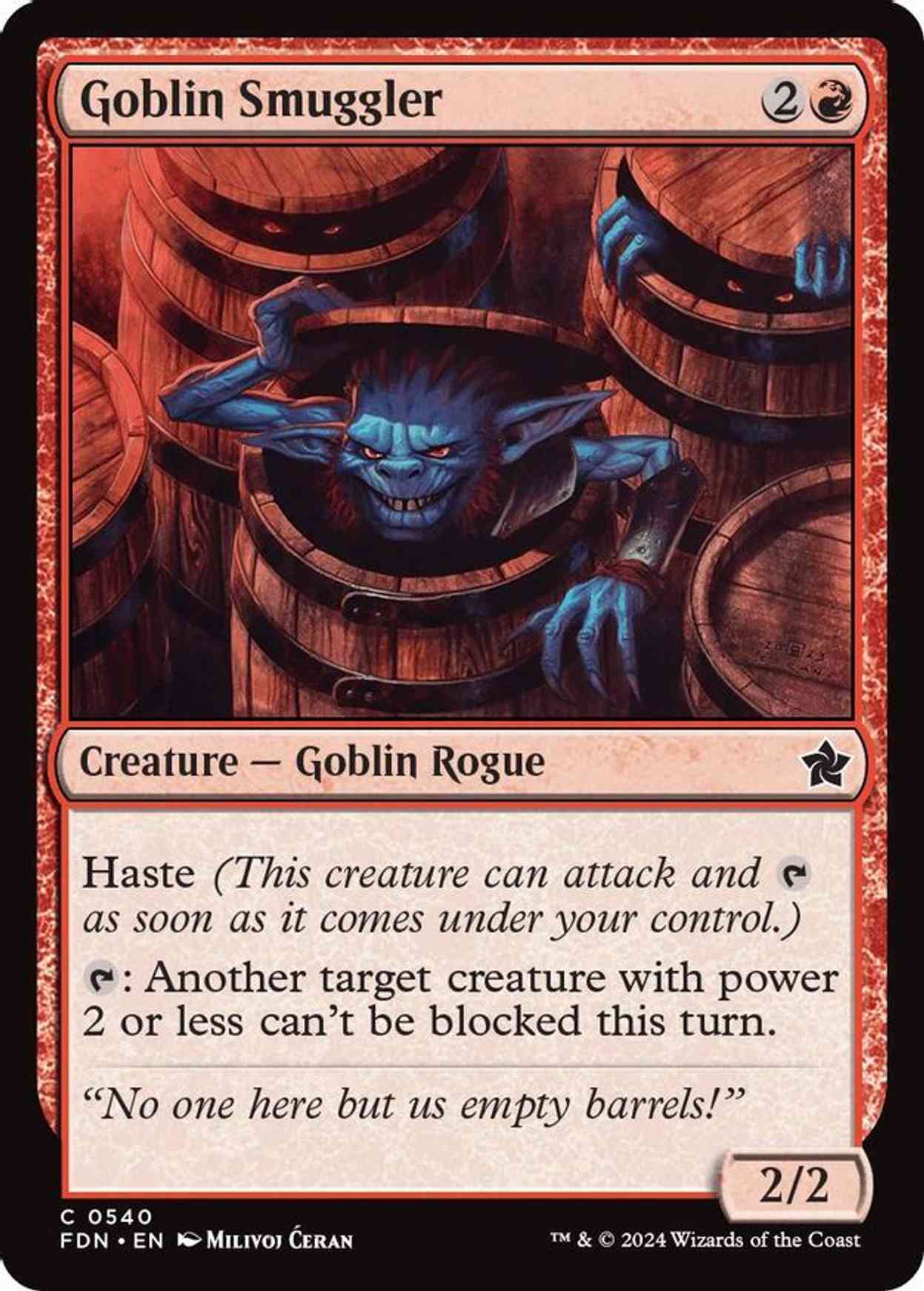 Goblin Smuggler magic card front