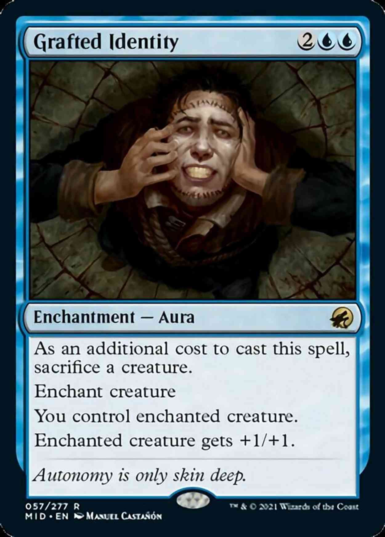 Grafted Identity magic card front