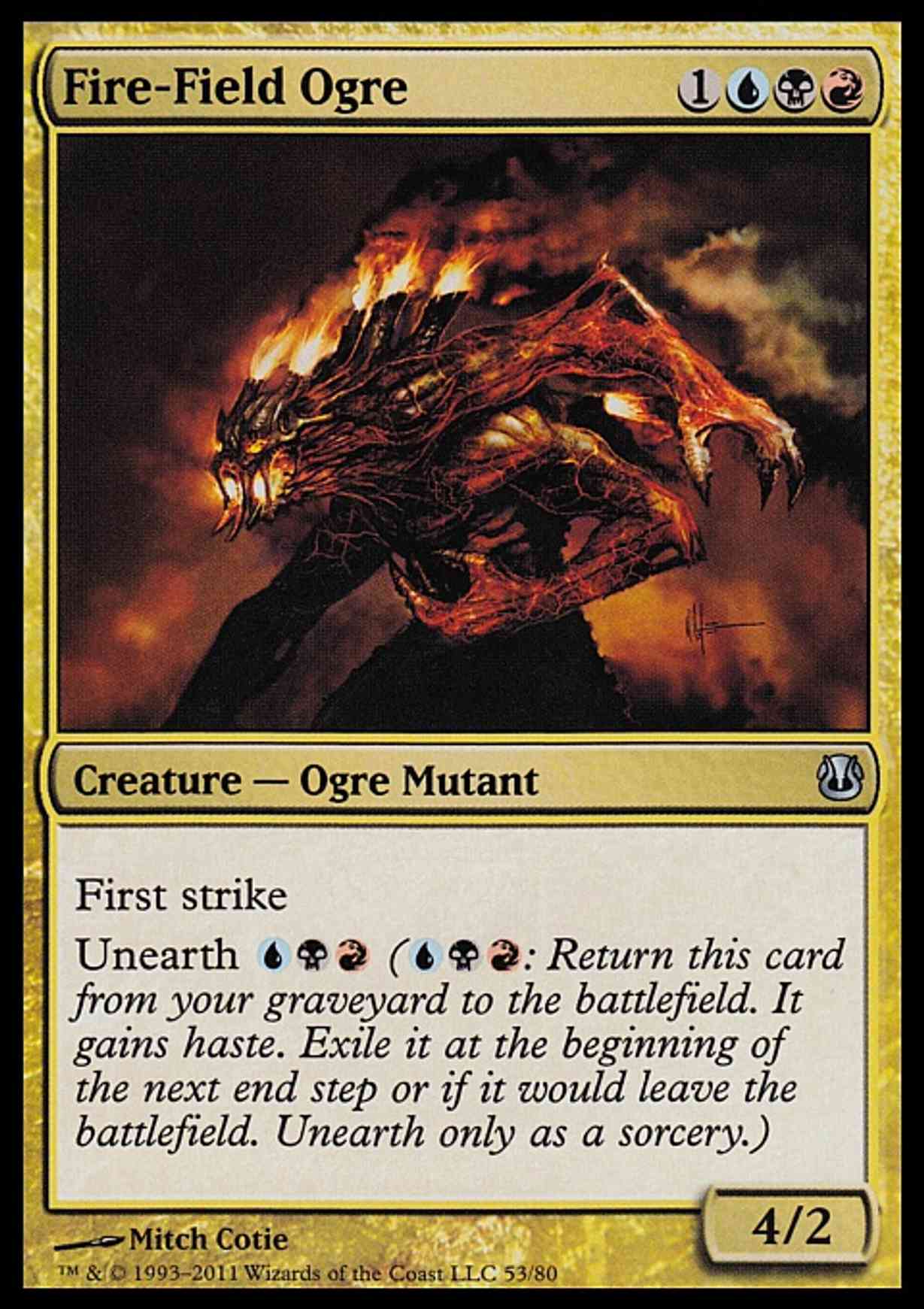 Fire-Field Ogre magic card front