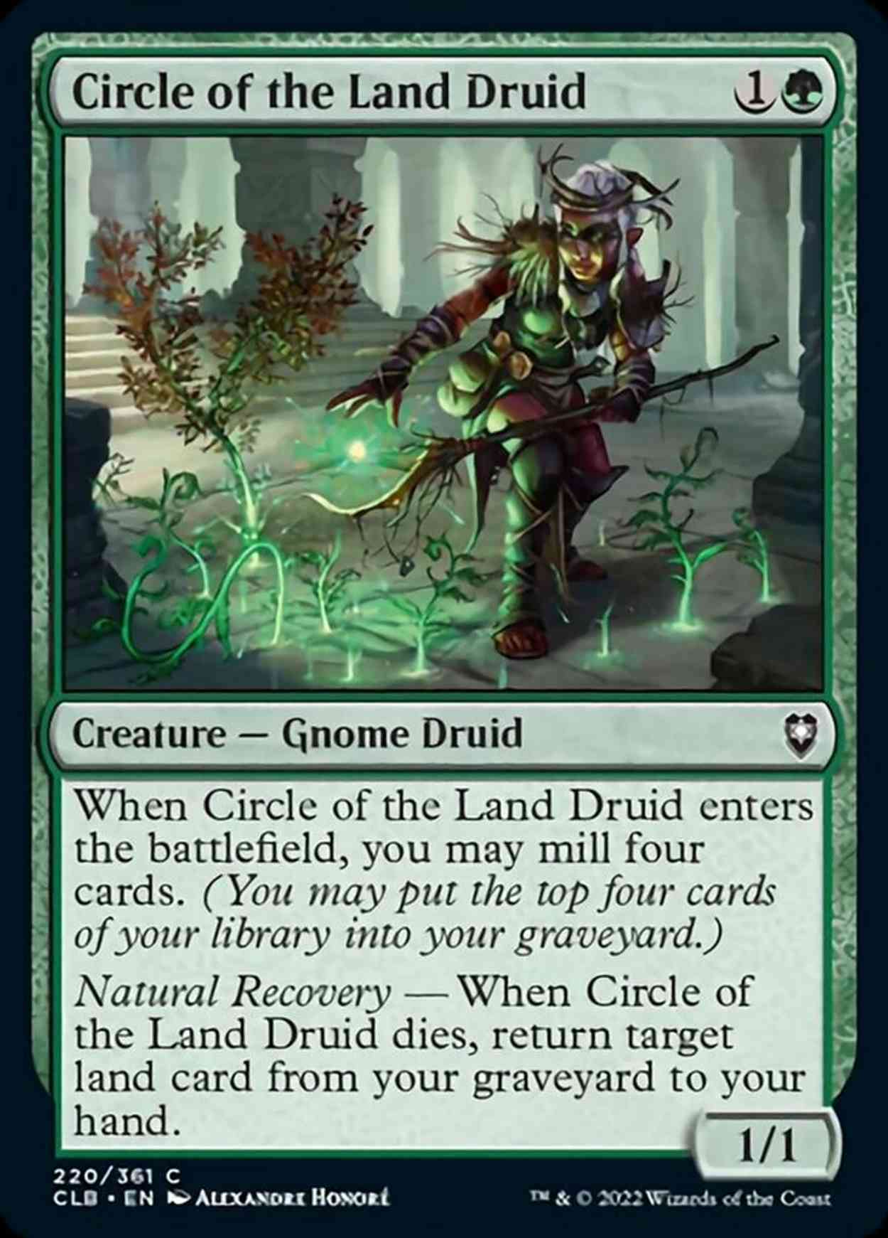 Circle of the Land Druid magic card front
