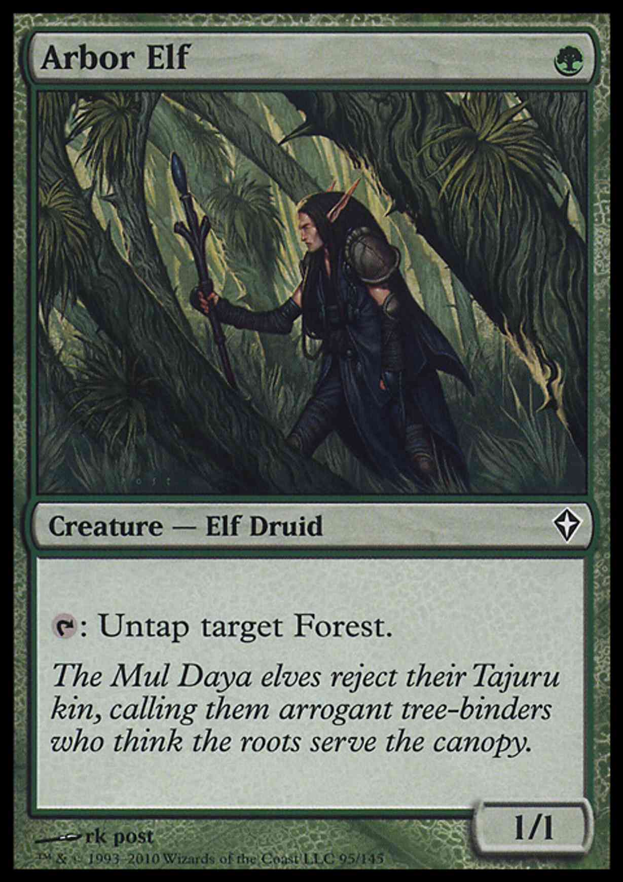 Arbor Elf magic card front