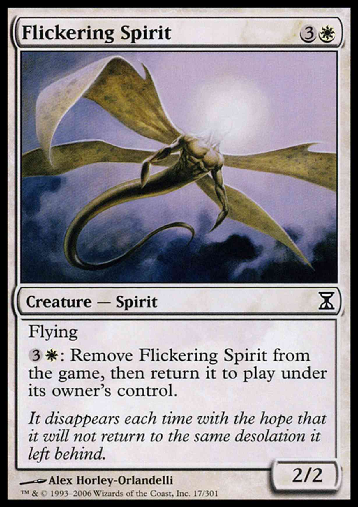 Flickering Spirit magic card front