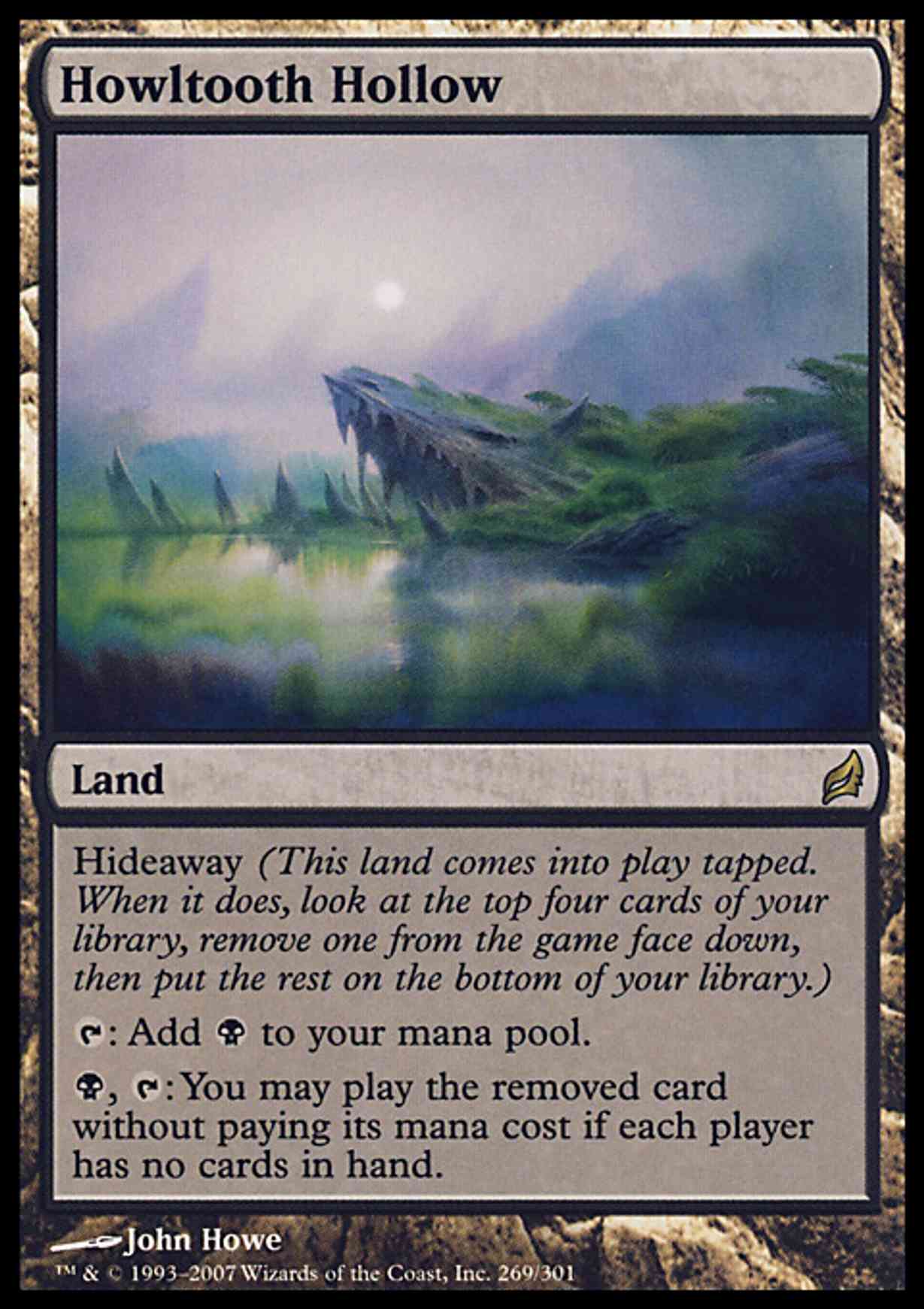 Howltooth Hollow magic card front