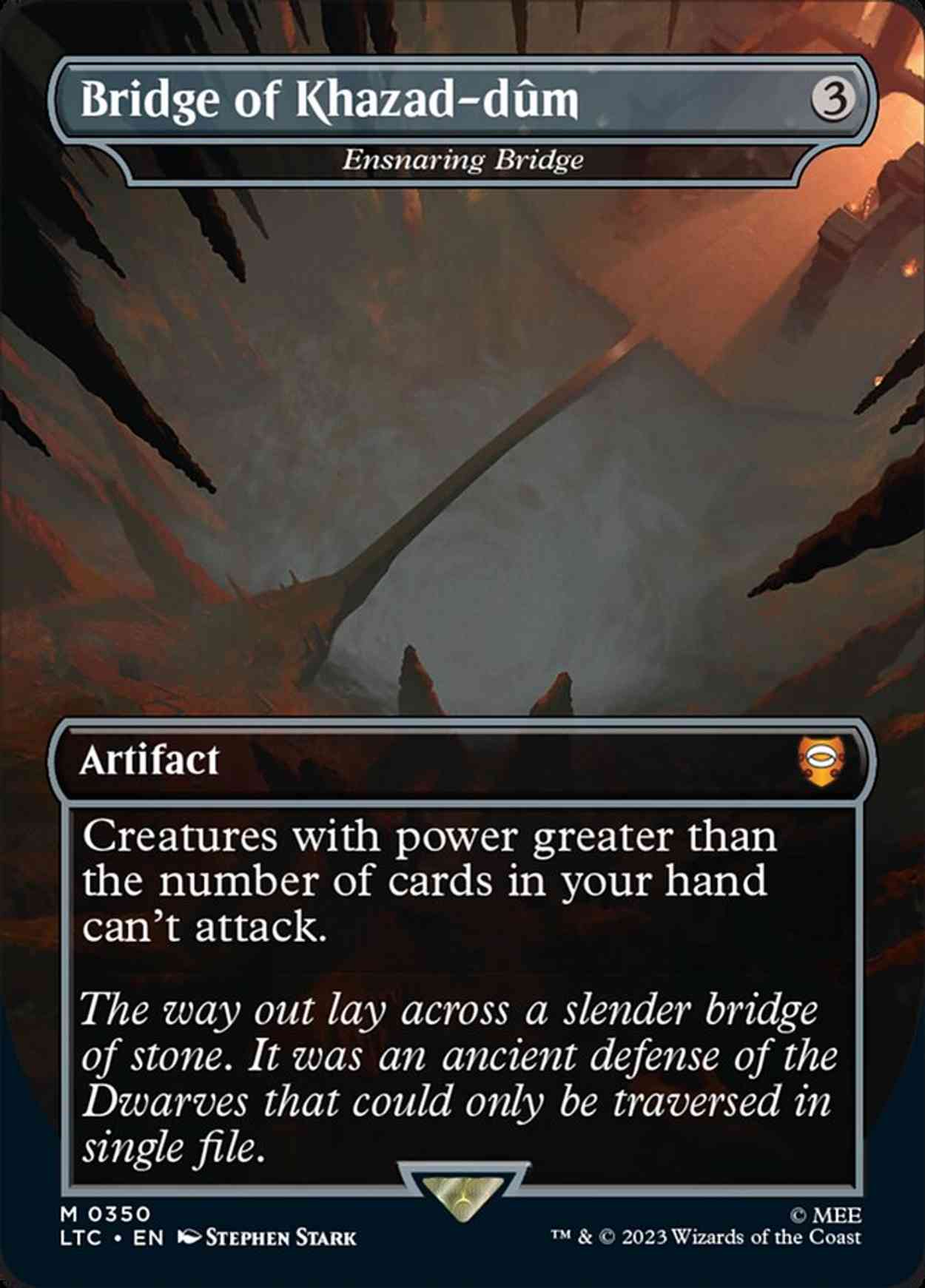 Bridge of Khazad-dum - Ensnaring Bridge magic card front