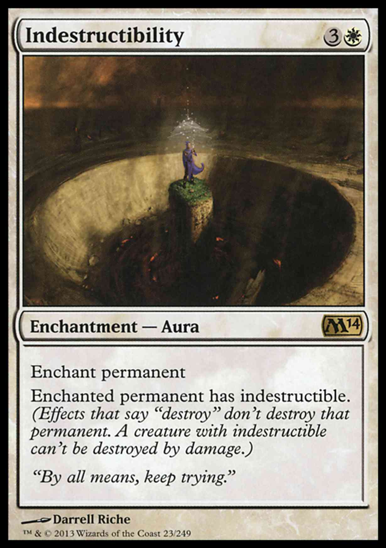 Indestructibility magic card front